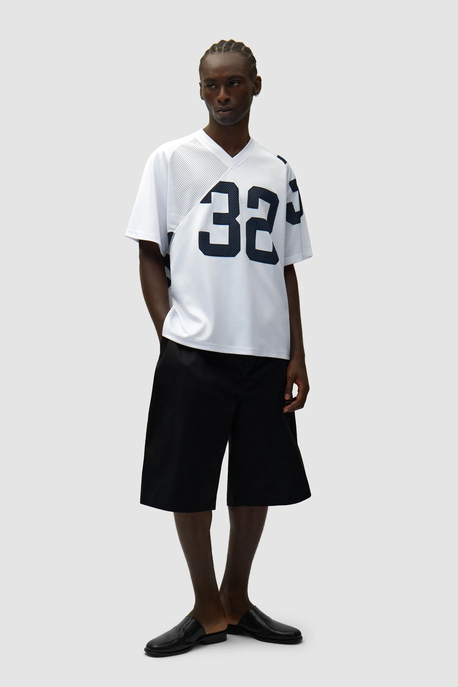 Maillot 32 - Bleu marine/Blanc - Image 4