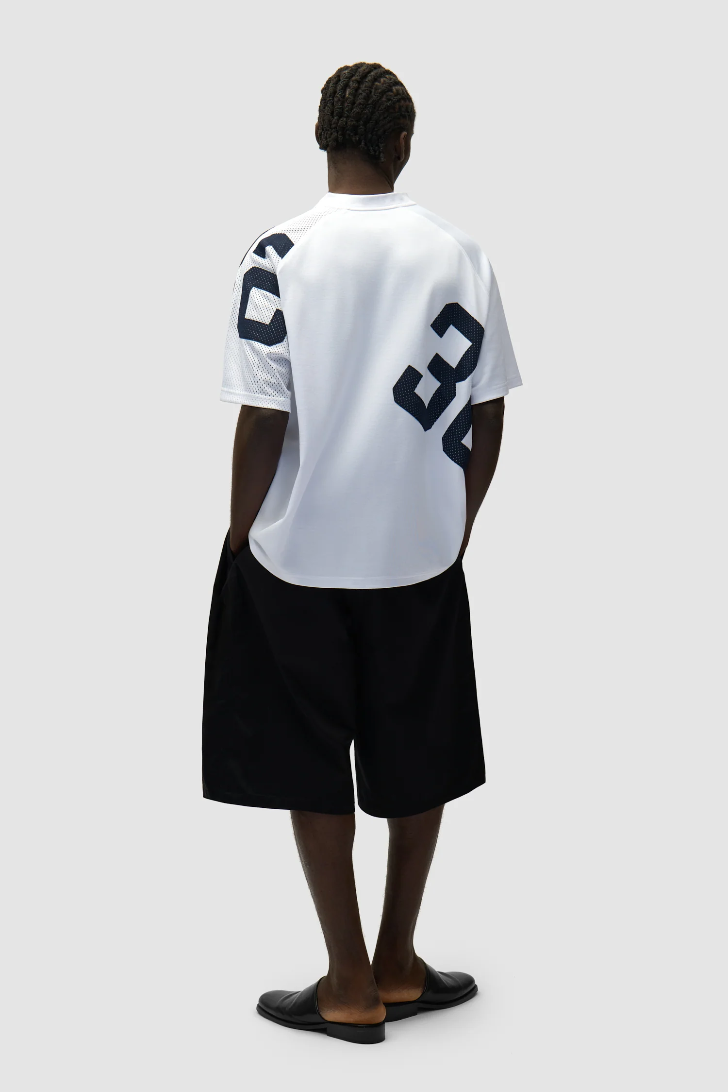 Maillot 32 - Bleu marine/Blanc - Image 6