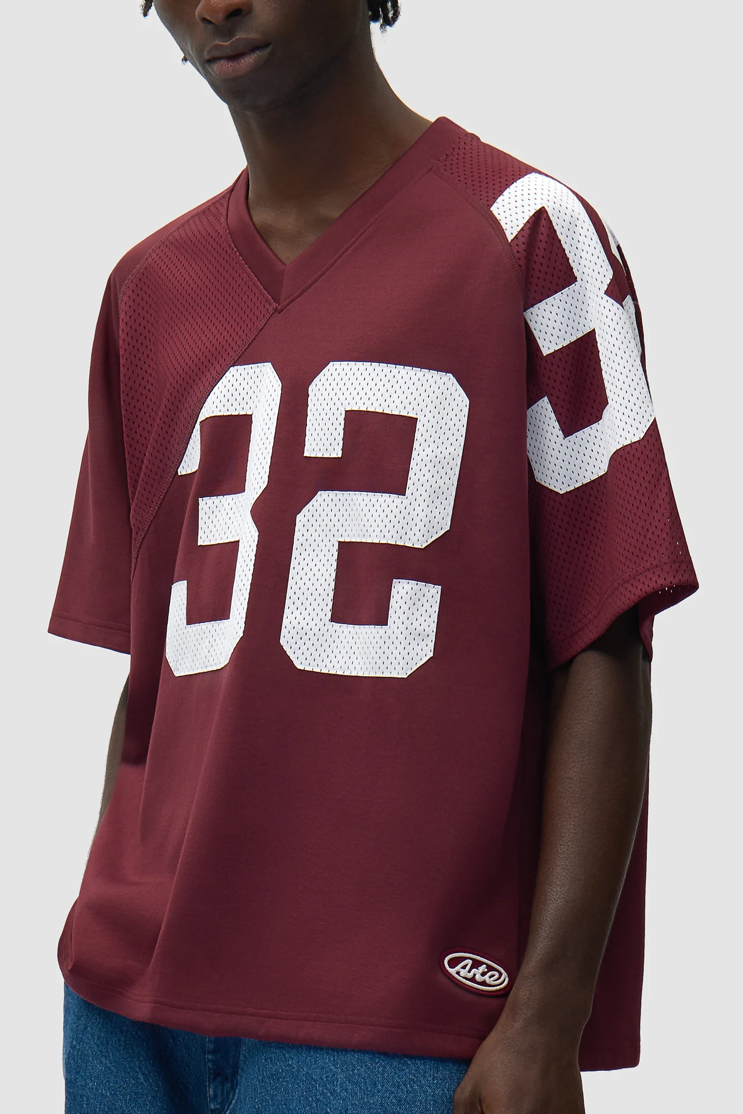 Maillot 32 - Blanc/Bordeaux - Image 7