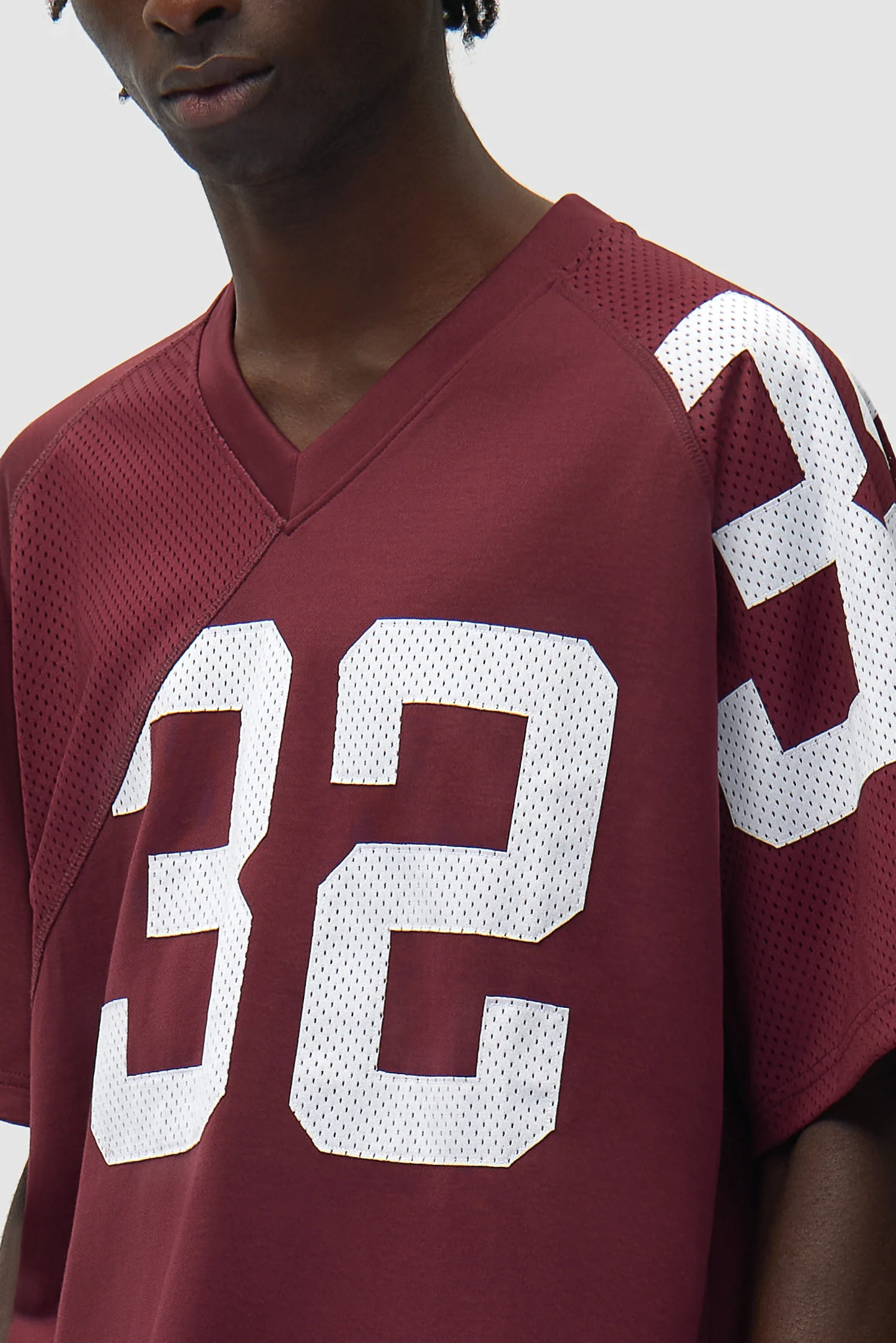 Maillot 32 - Blanc/Bordeaux - Image 8
