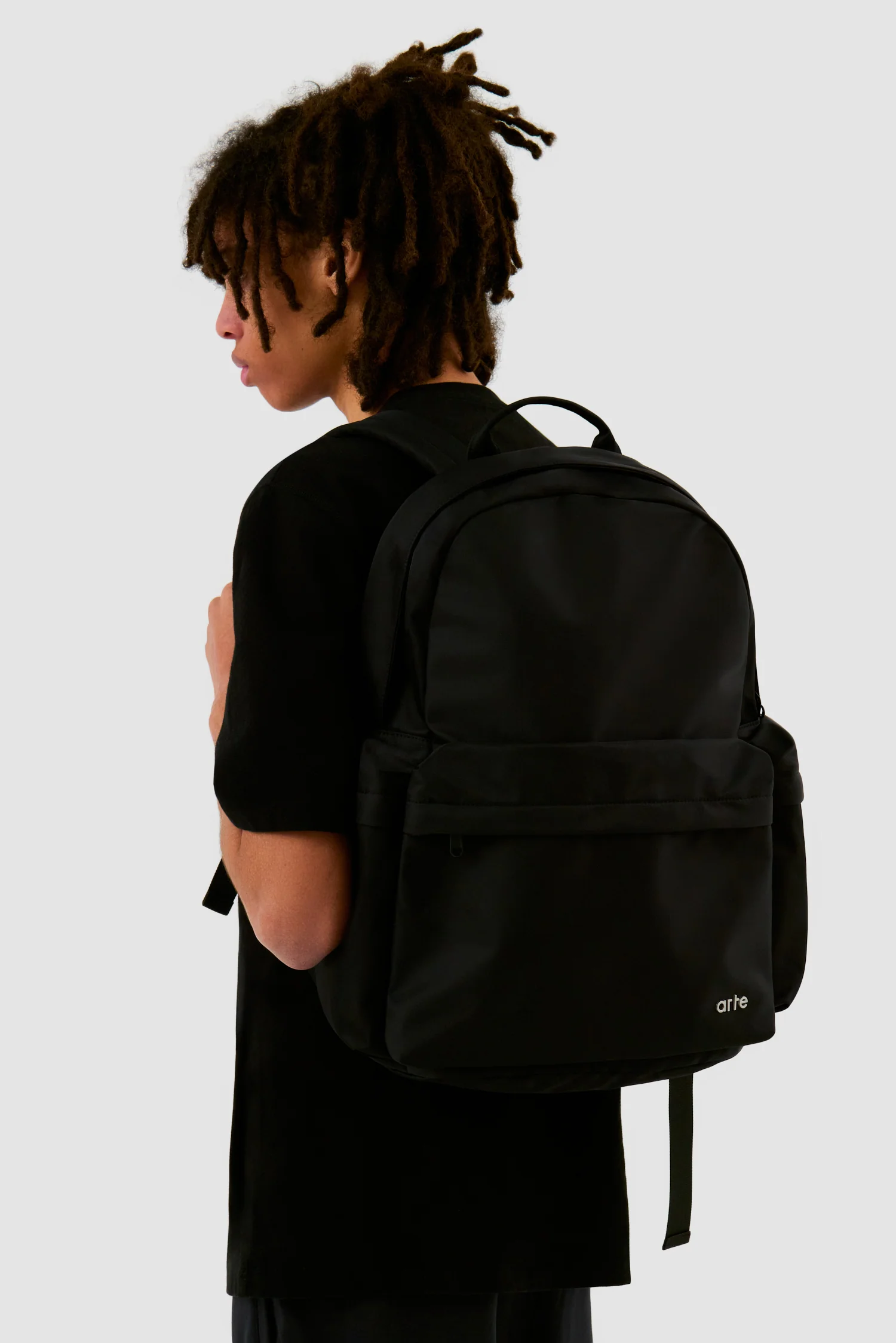 Sac à dos à pochettes 3D - Noir - Image 6