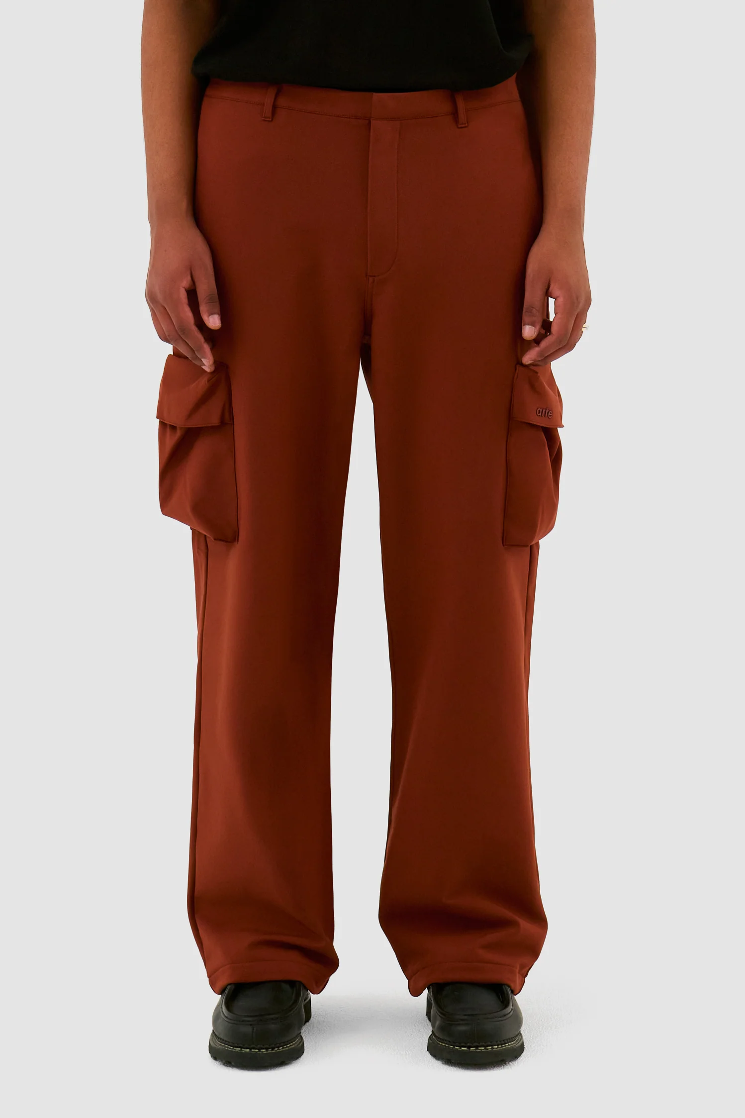 Pantalon à poches 3D - Orange - Image 2