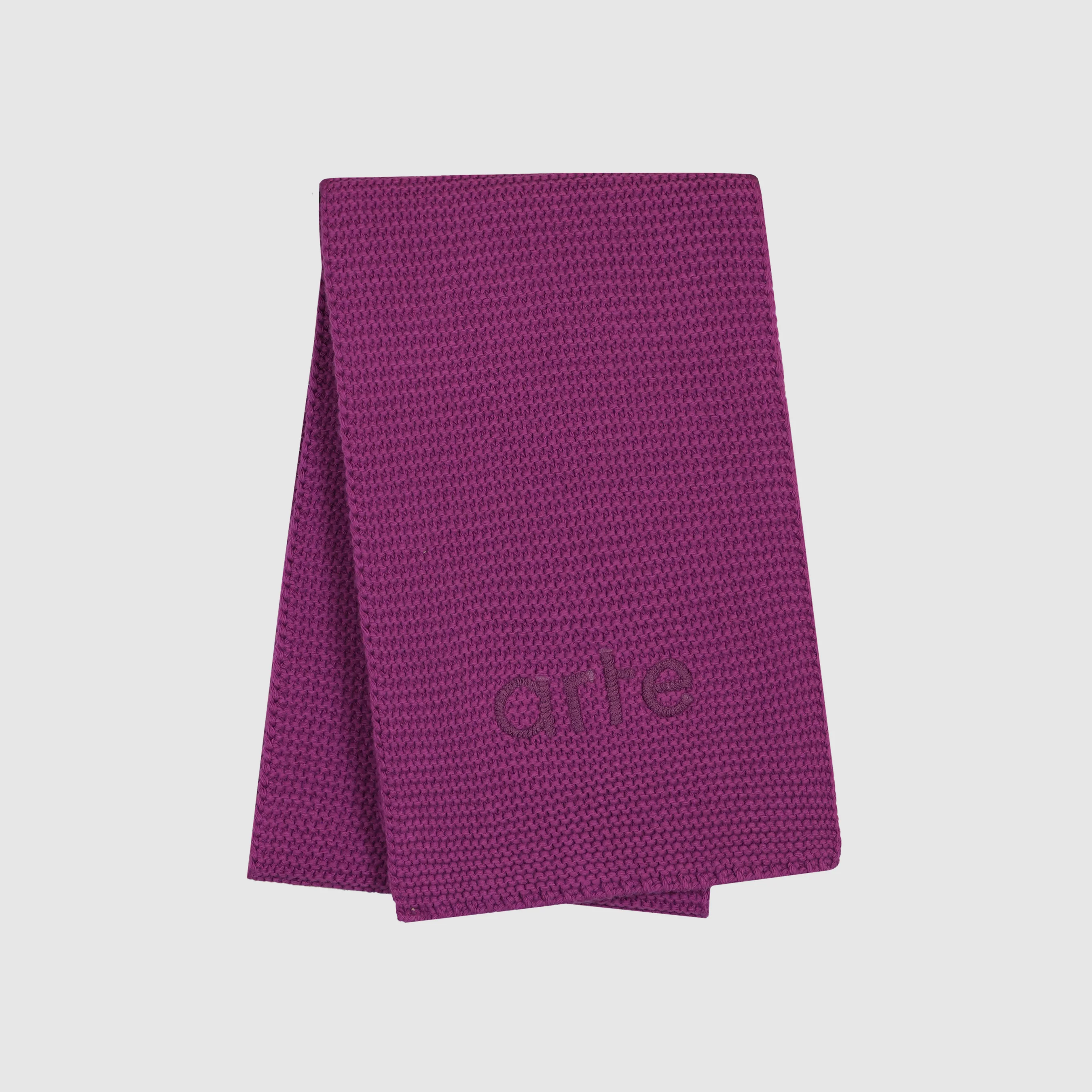 Écharpe en tricot Aaron - rose