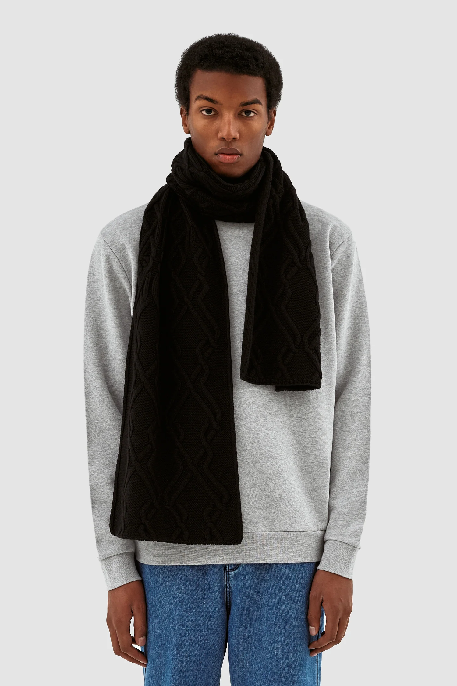 Foulard Aaron Multi - Noir - Image 4