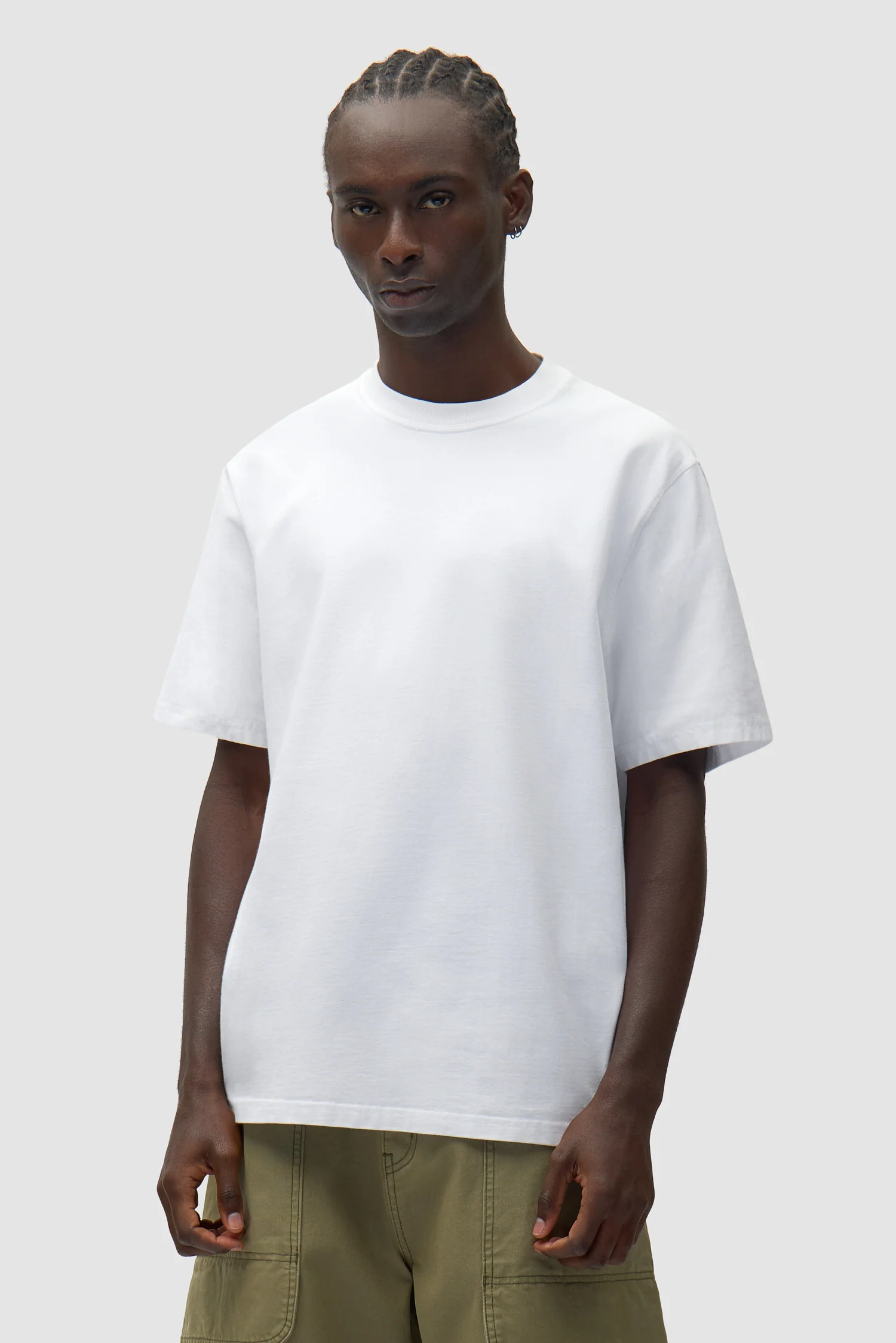 T-shirt à dos imprimé abstrait - Blanc - Image 3