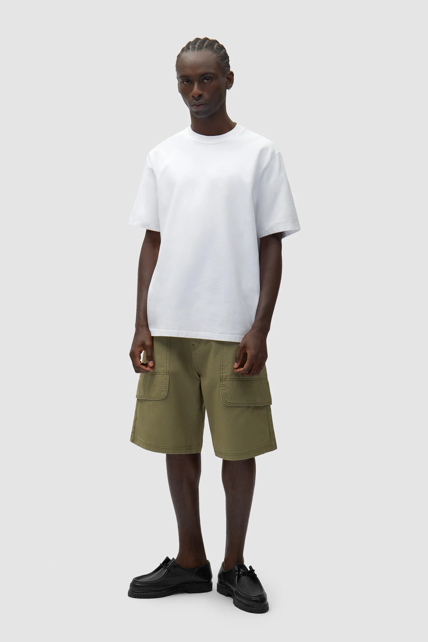 T-shirt à dos imprimé abstrait - Blanc - Image 4