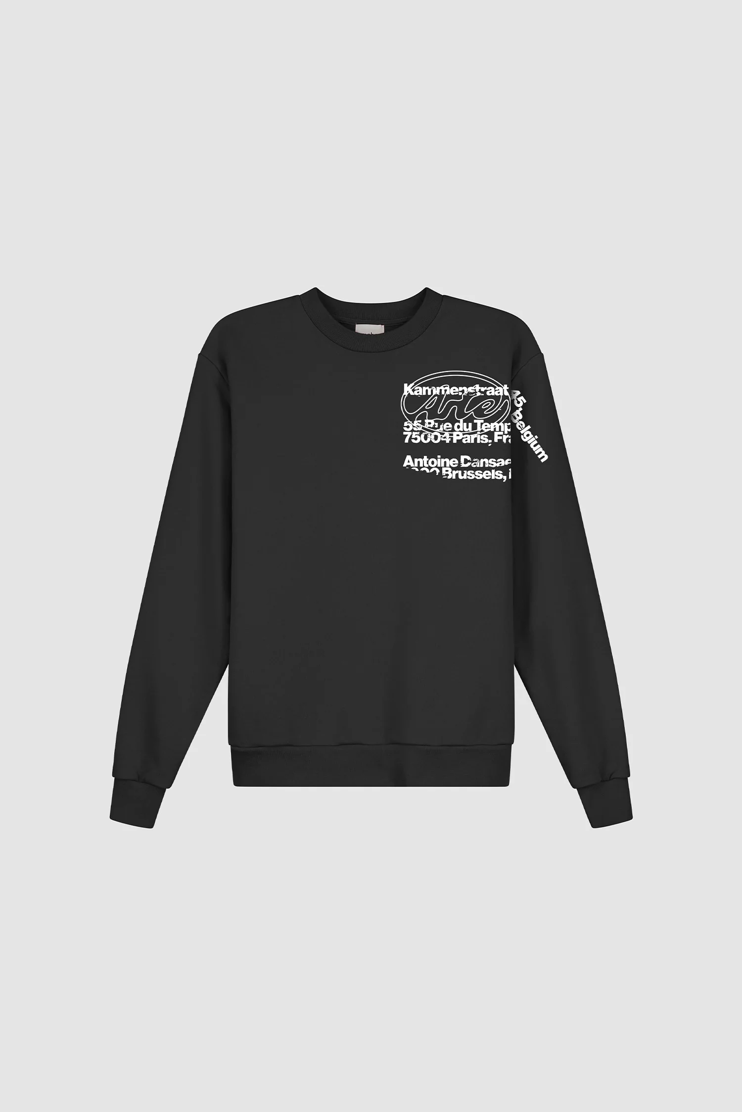T-shirt à col rond - Noir - Image 9