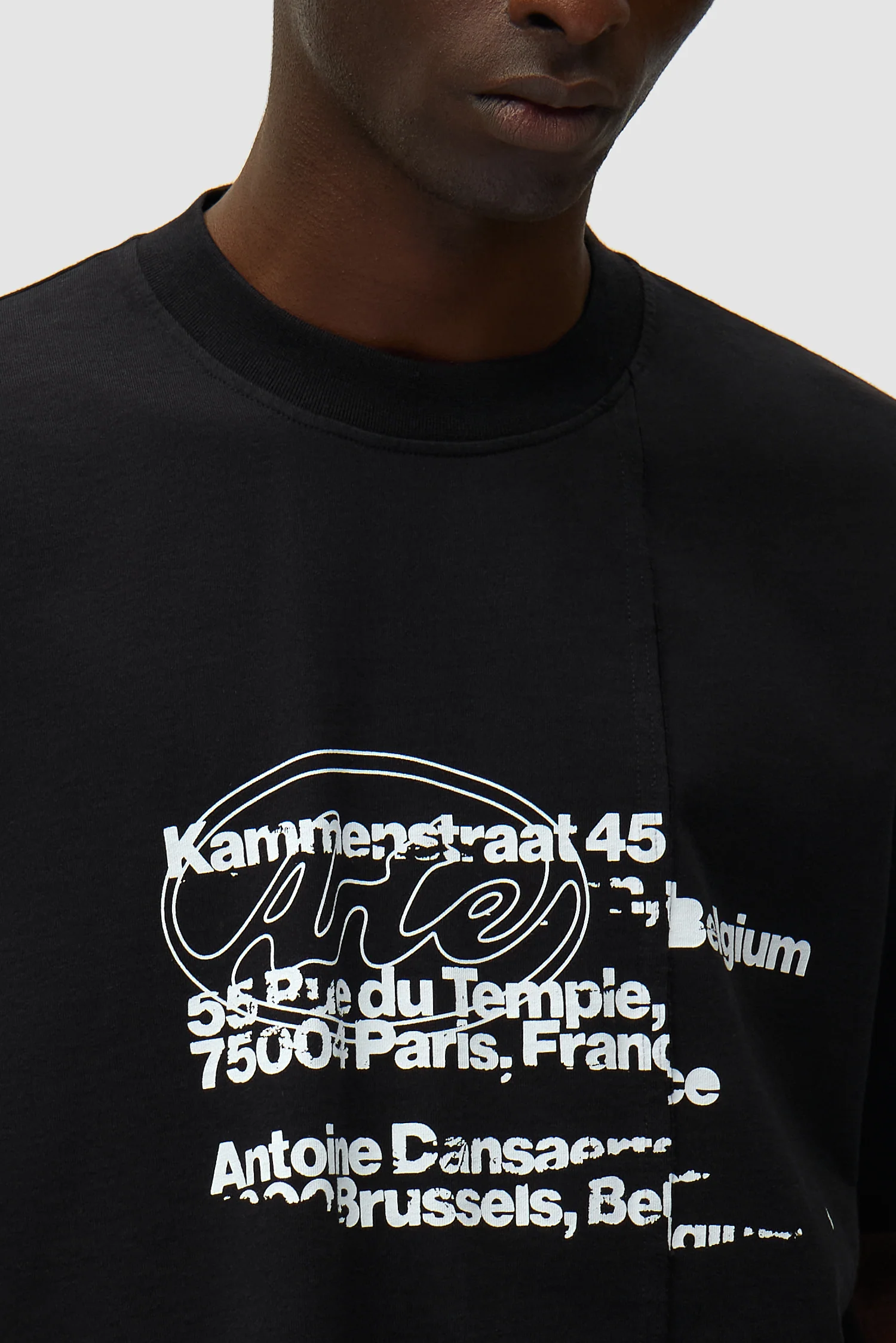 T-shirt Address - Noir - Image 8