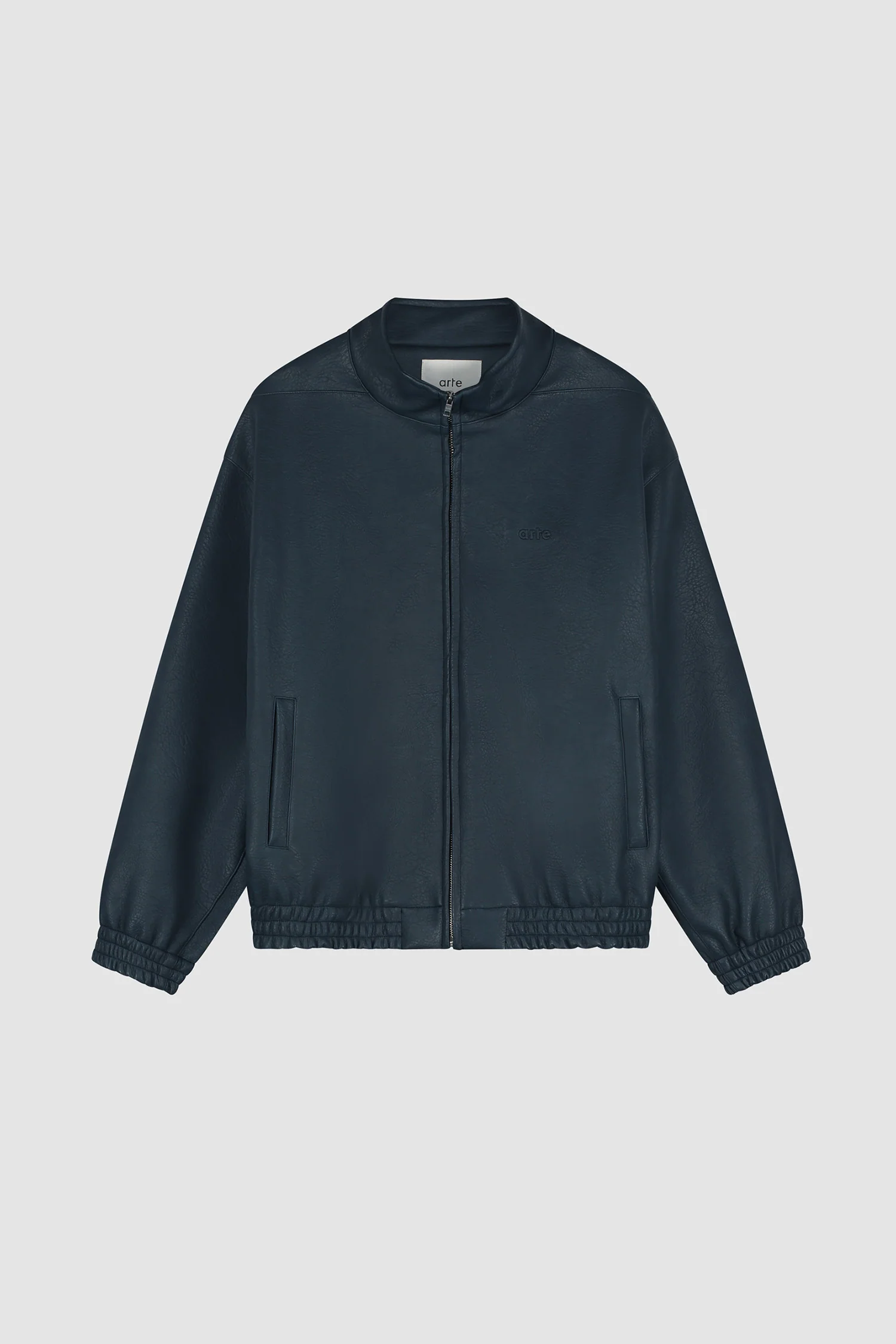 Veste en simili cuir Arte pour adidas - Bleu marine - Image 10