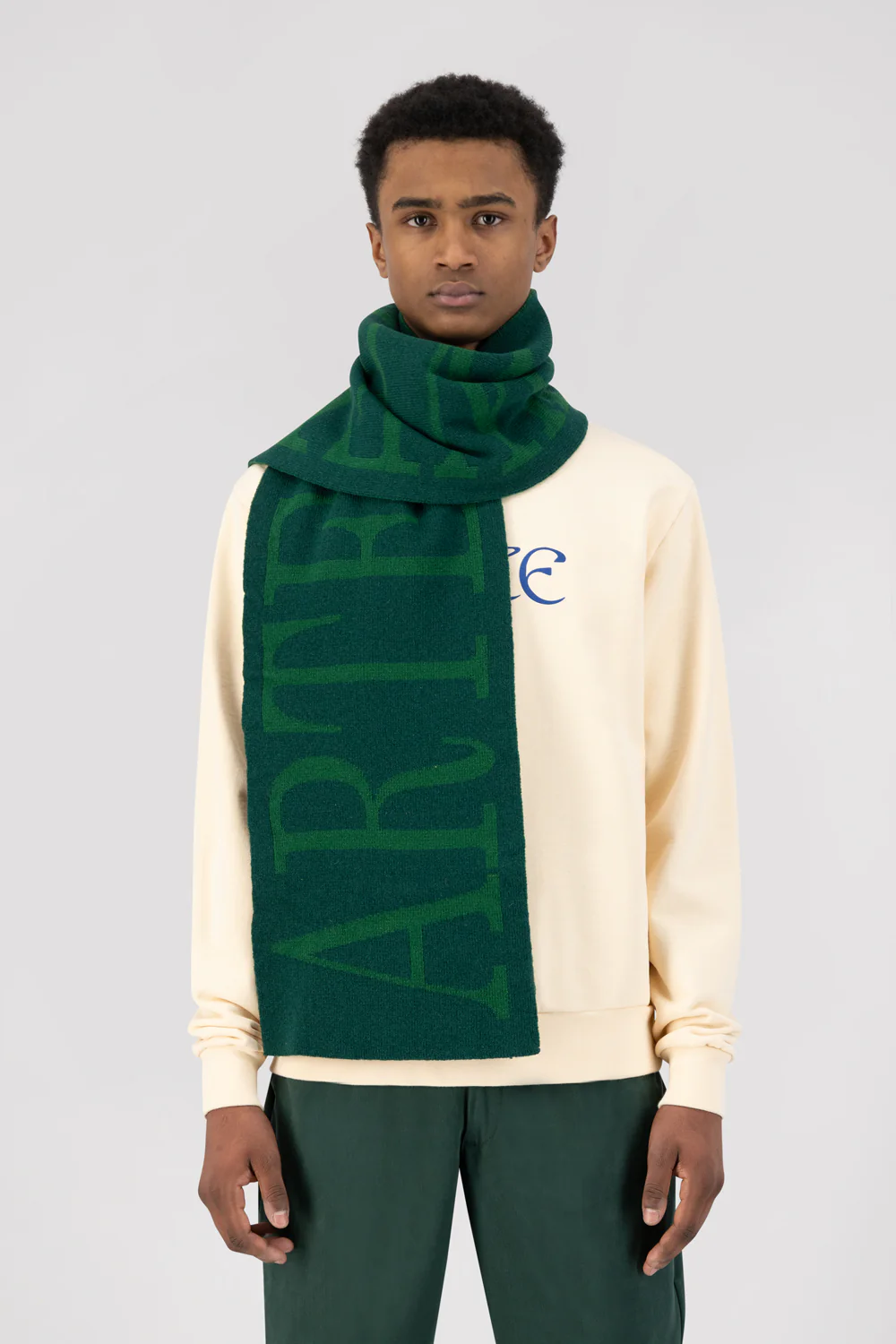 Foulard Alex Antwerp - Vert/Vert foncé - Image 2