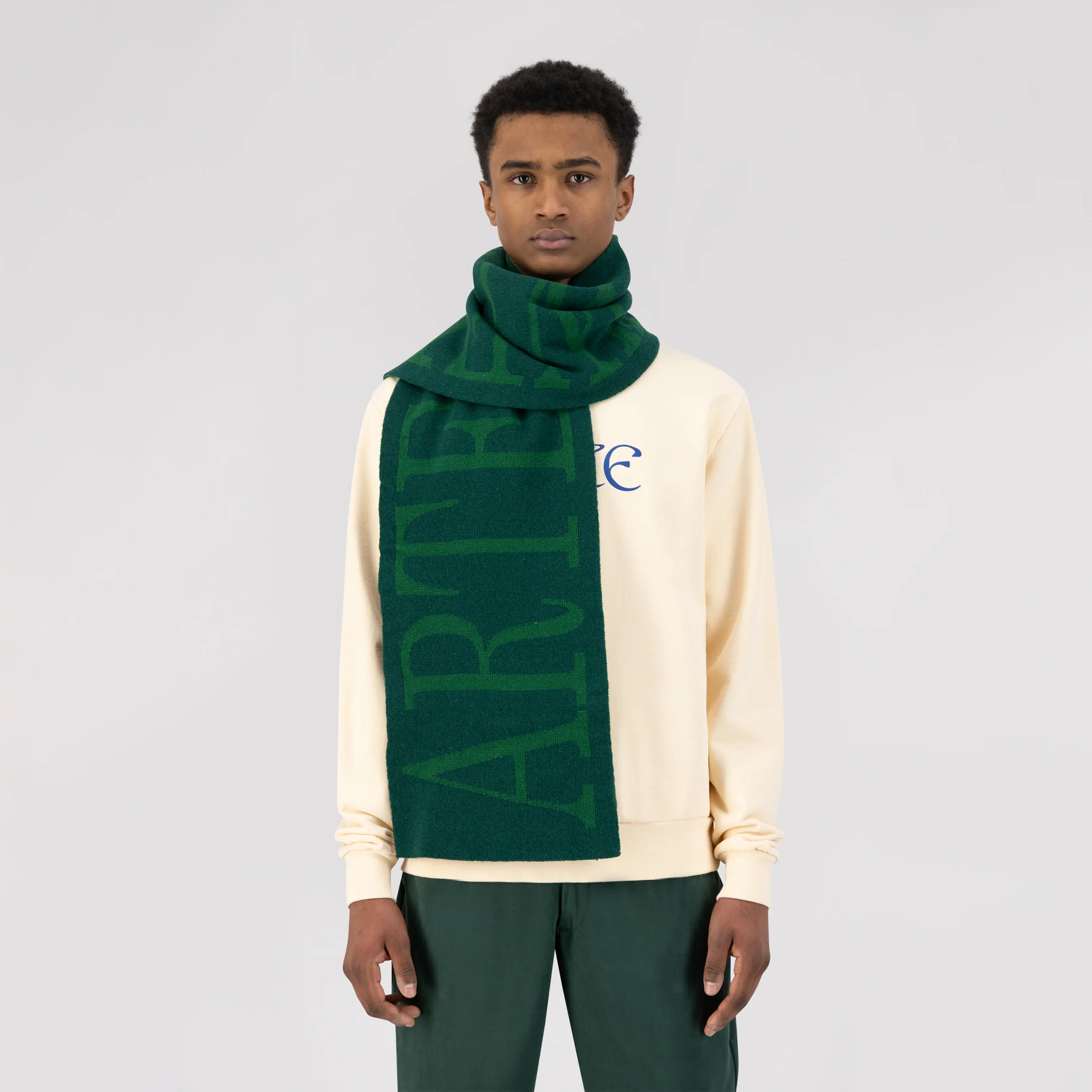 Foulard Alex Antwerp - Vert/Vert foncé - Image 5