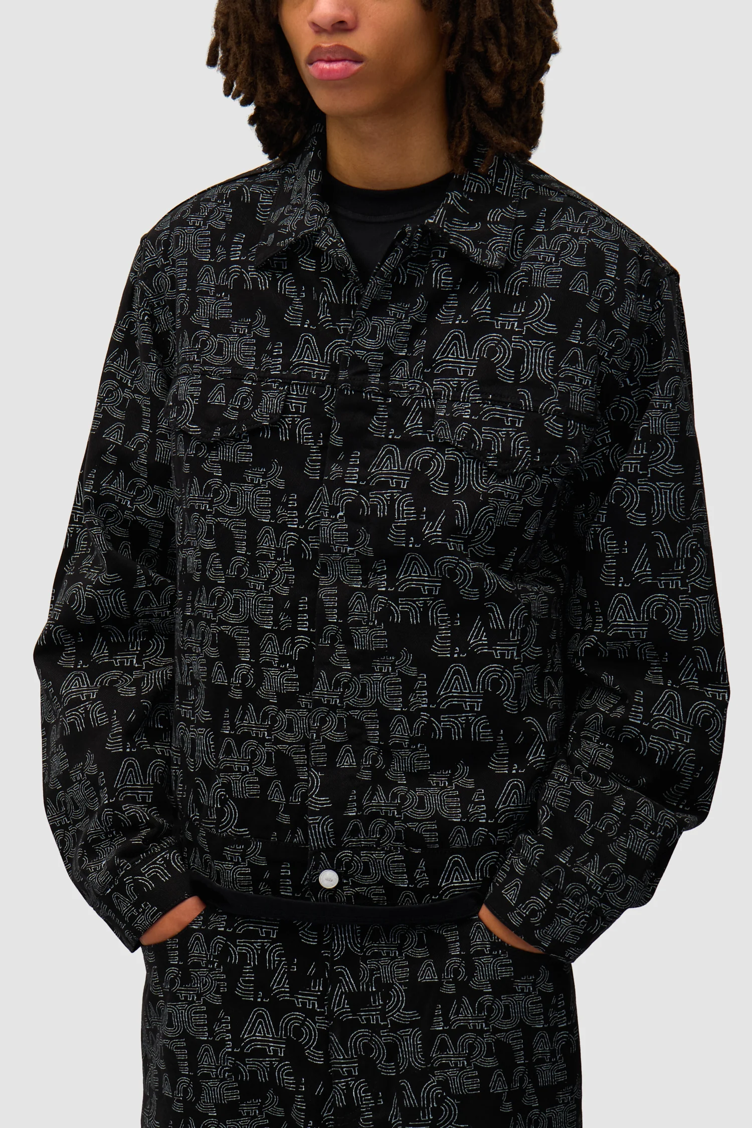 Veste Allover Arte - Noir - Image 7