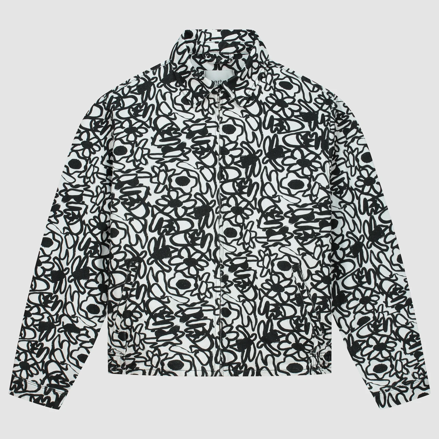 Veste Allover Flowers - Blanc