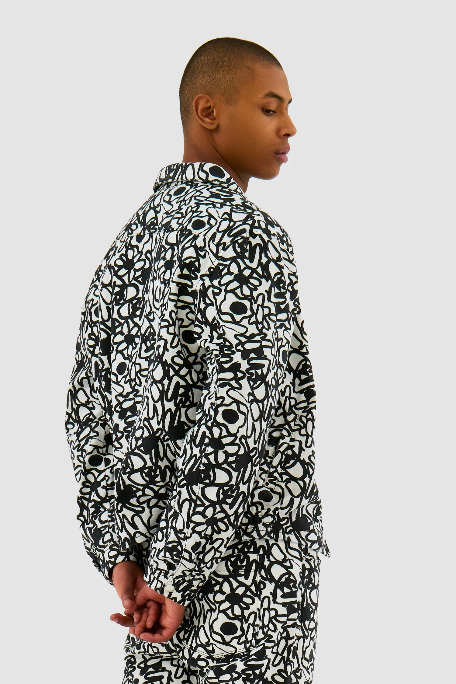 Veste Allover Flowers - Blanc - Image 3