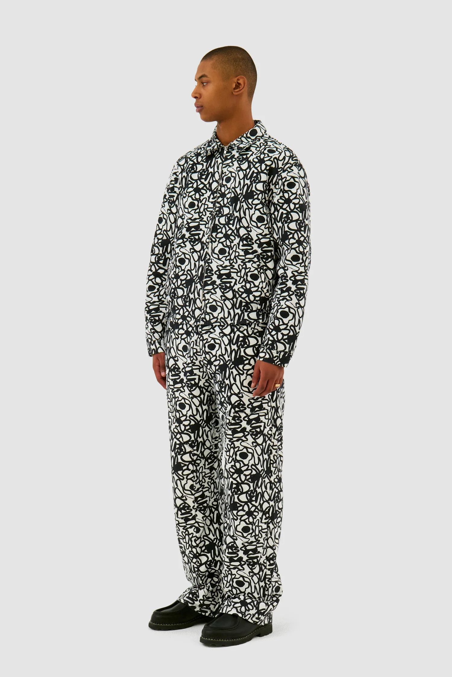 Veste Allover Flowers - Blanc - Image 5