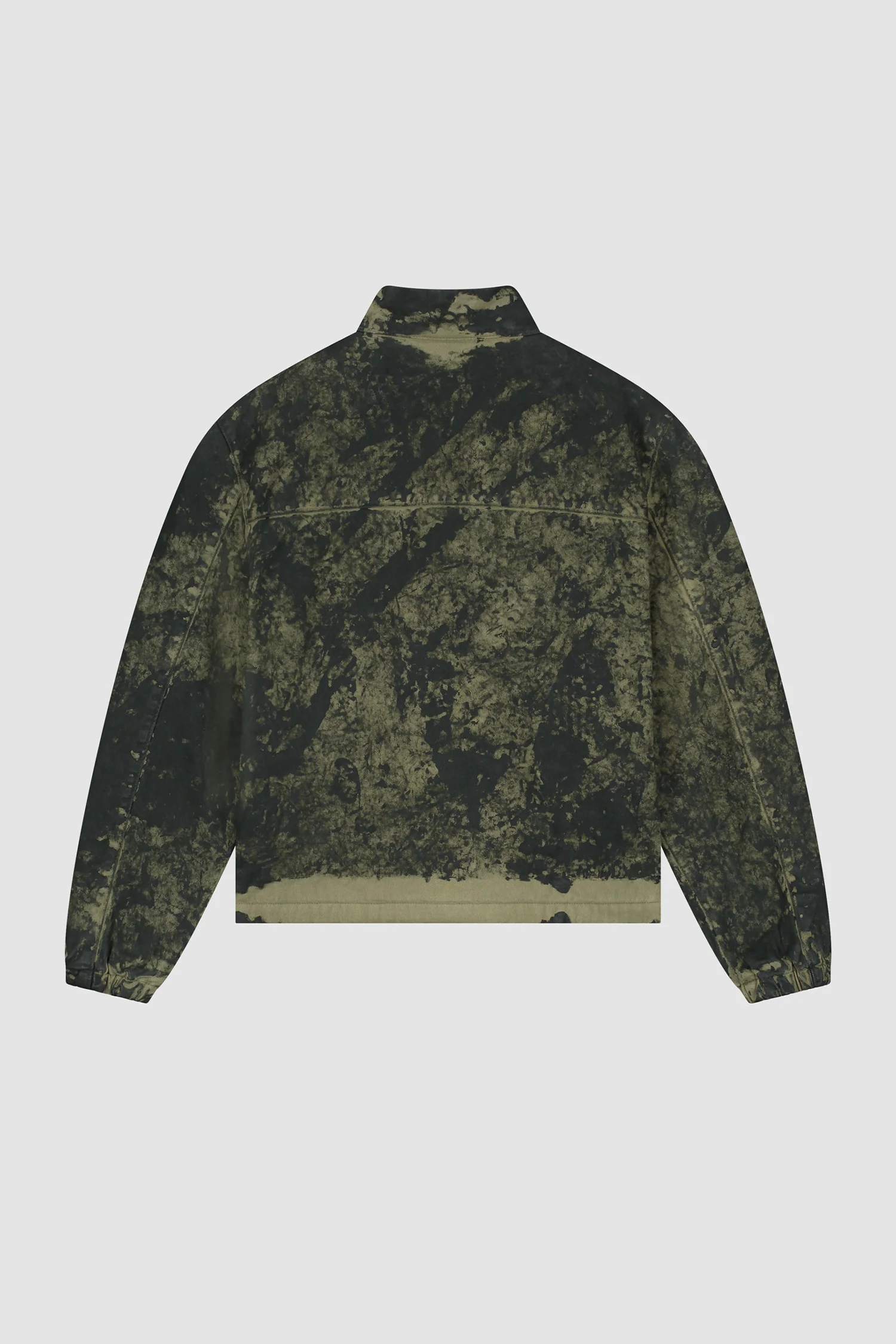 Blouson peinture à l'ancienne - Vert - Image 10