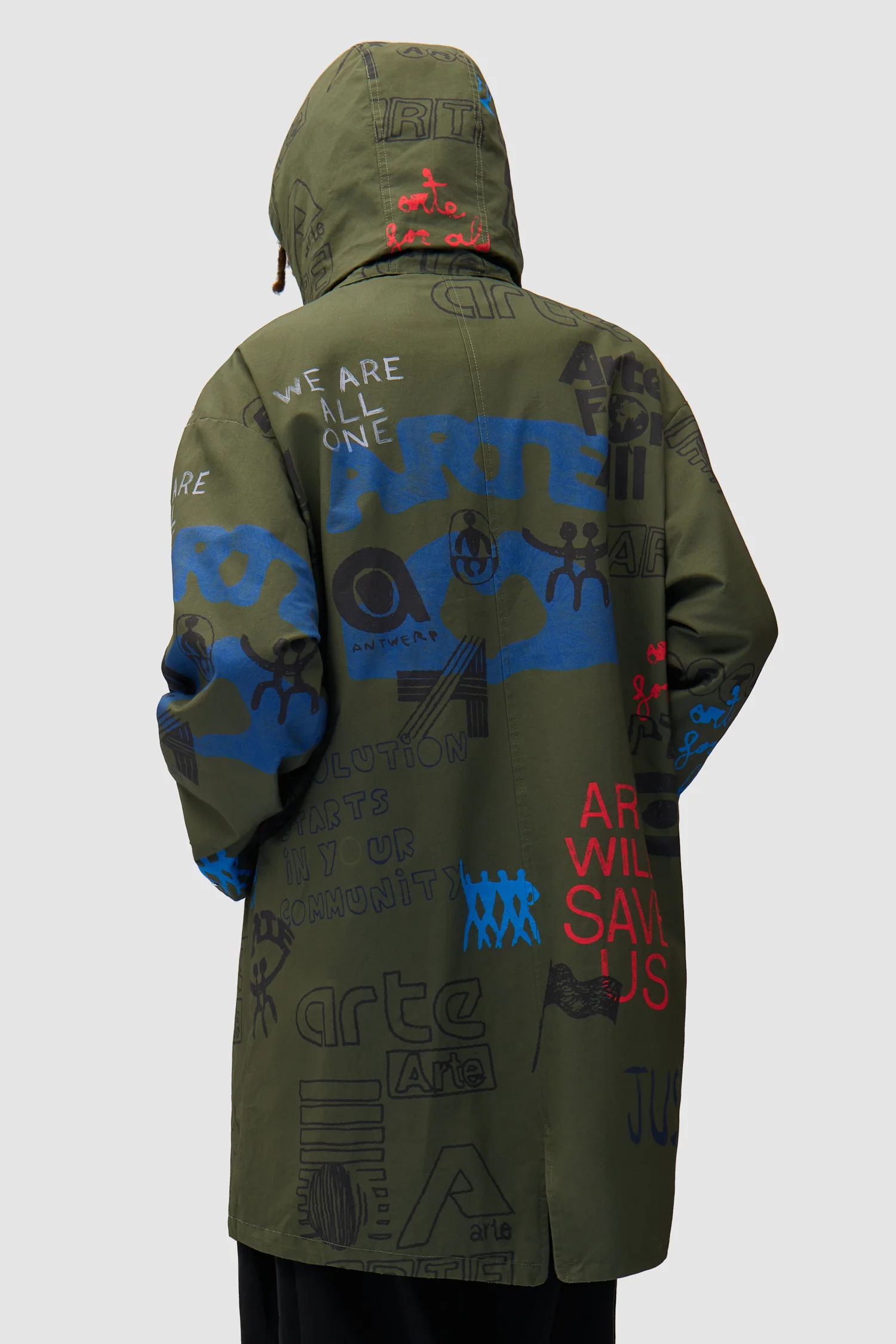 Art Saves Coat - Vert foncé - Image 3
