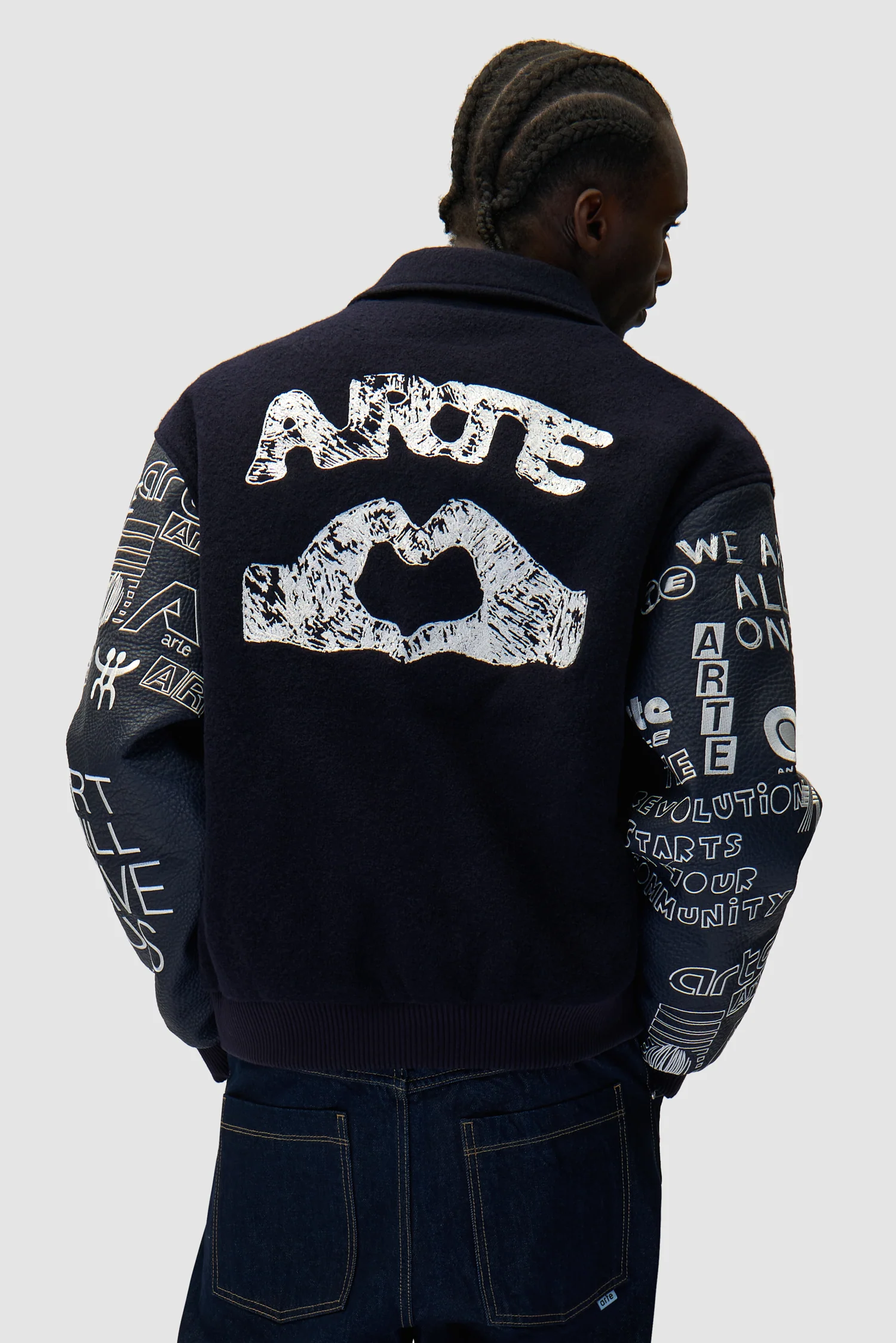 Veste de survêtement Graffiti - Marine - Image 3
