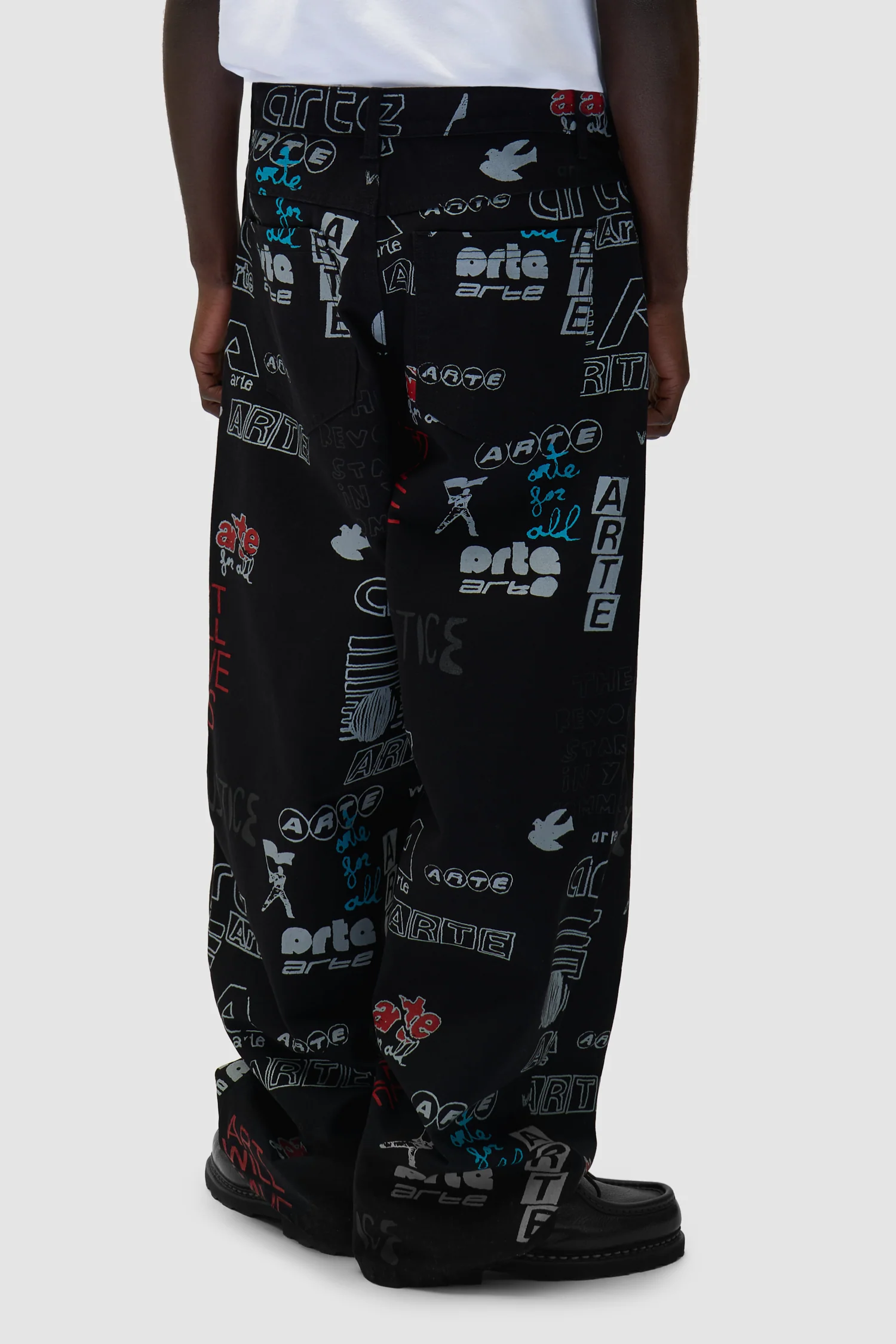 Pantalon Graffiti Allover - Noir - Image 3