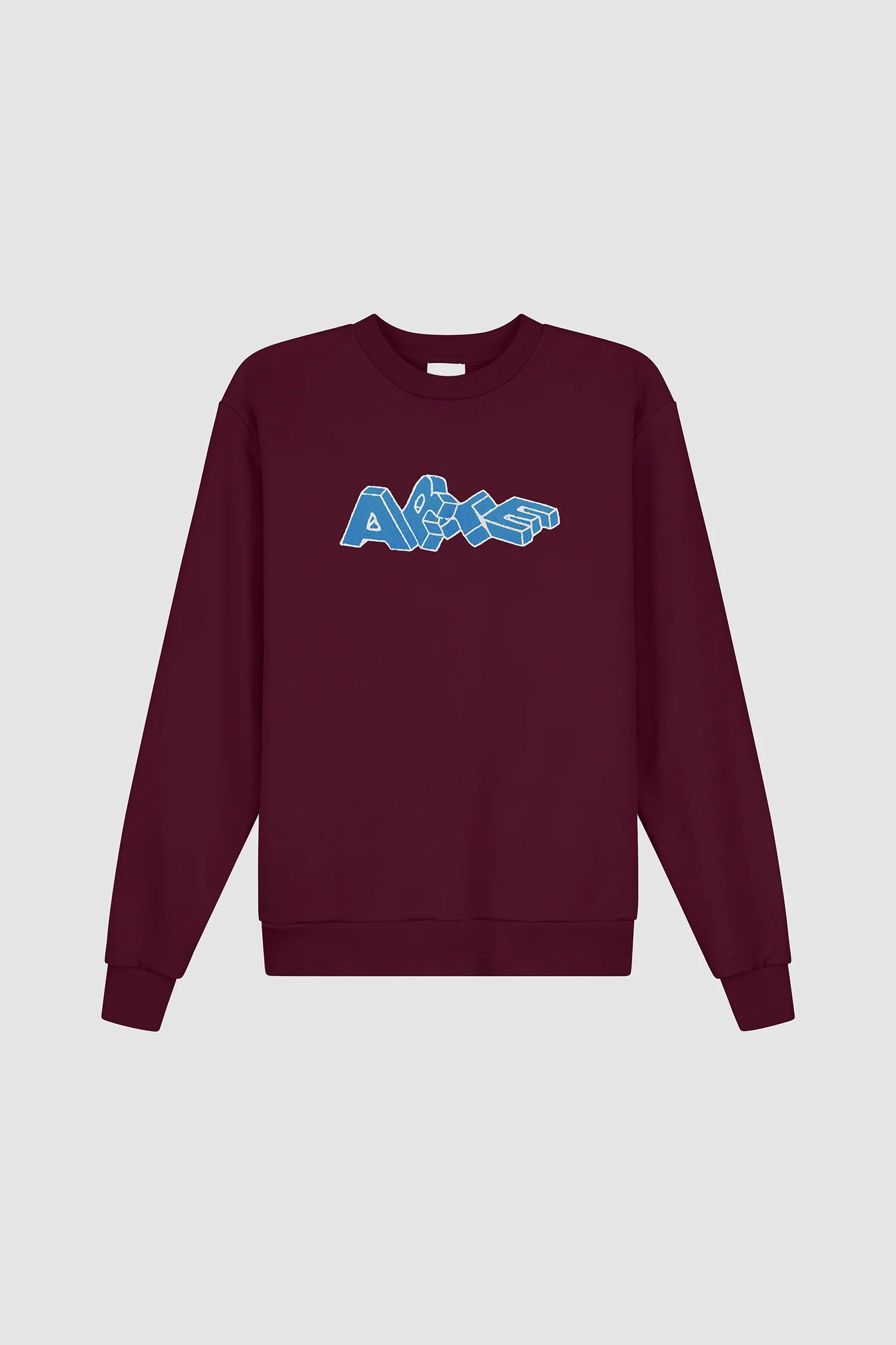 Arte Blocks Crewneck - Bordeaux - Image 8
