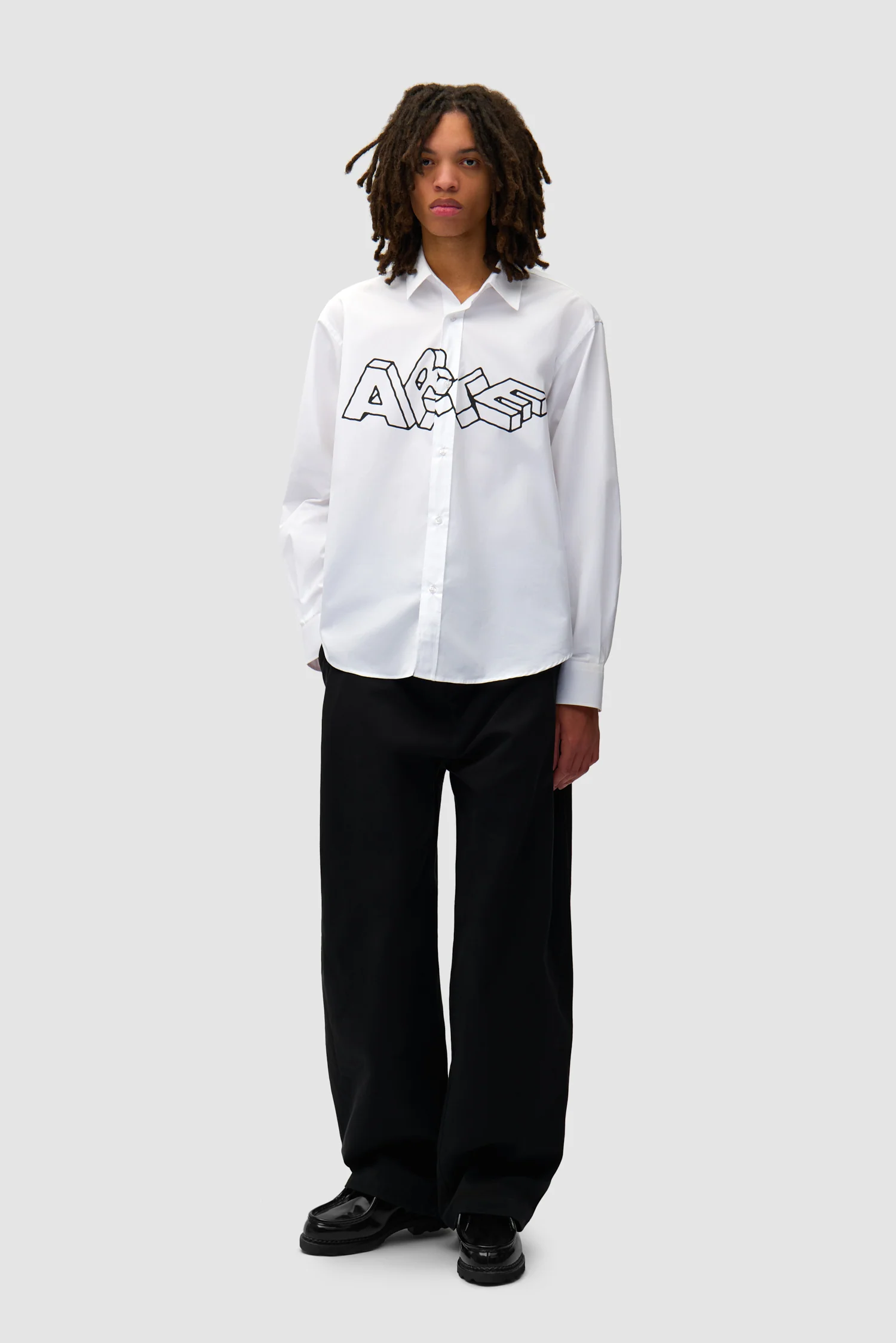 Arte Blocks Shirt - Blanc - Image 5