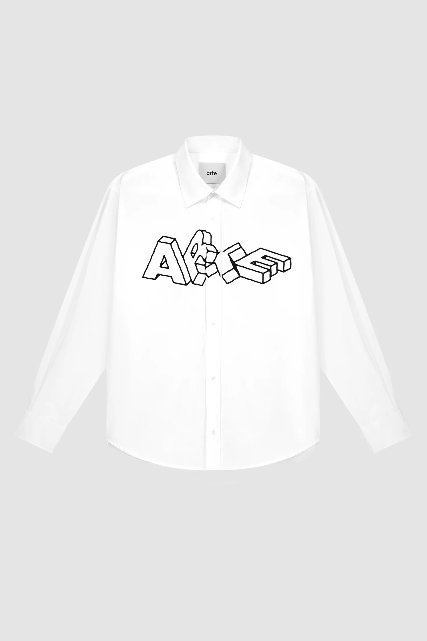 Arte Blocks Shirt - Blanc - Image 8
