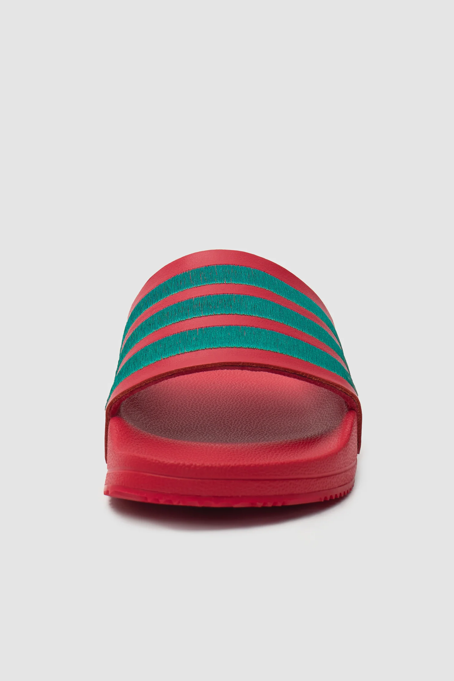 Arte pour adidas Adilette - Better Scarlet/Collegiate Green - Image 5
