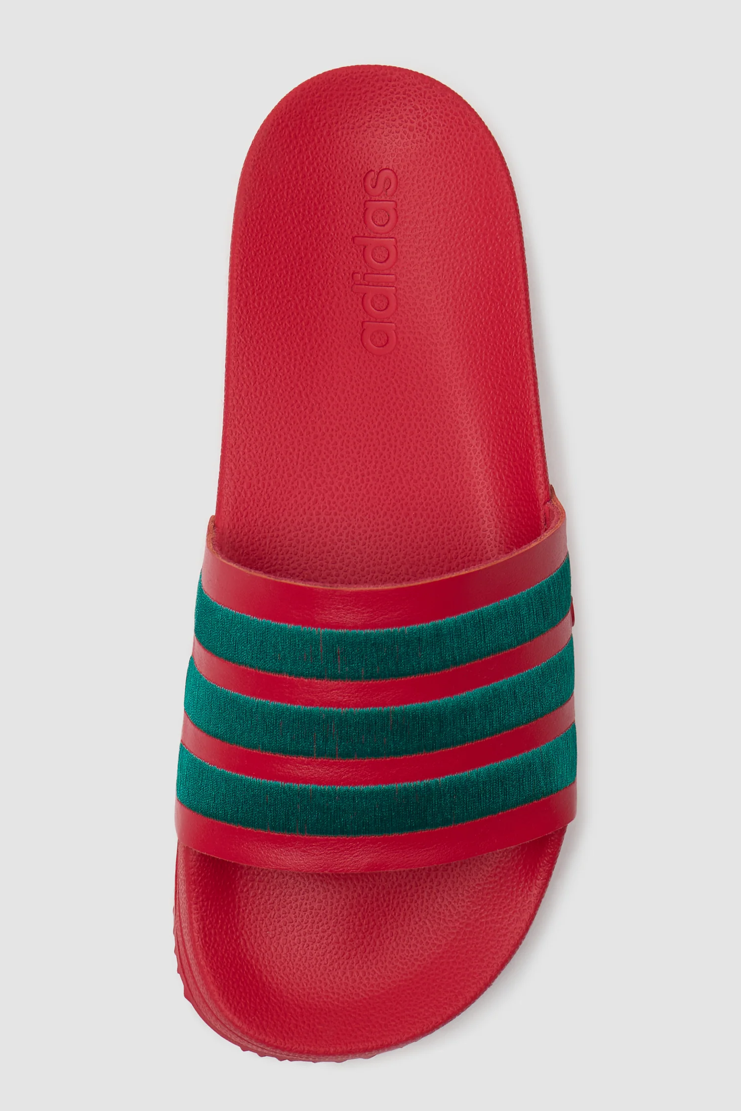Arte pour adidas Adilette - Better Scarlet/Collegiate Green - Image 6