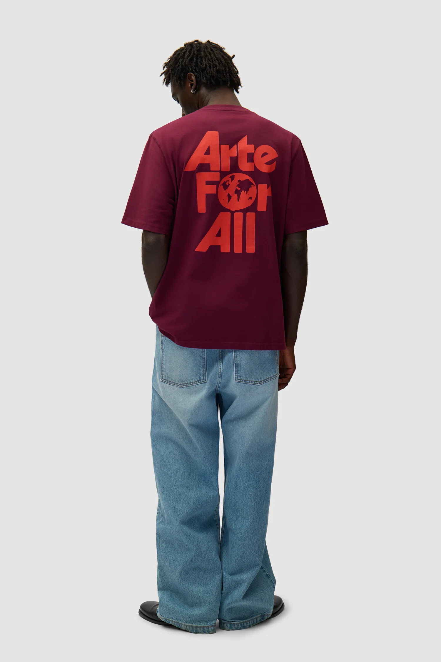 T-shirt Arte For All - Bordeaux - Image 5