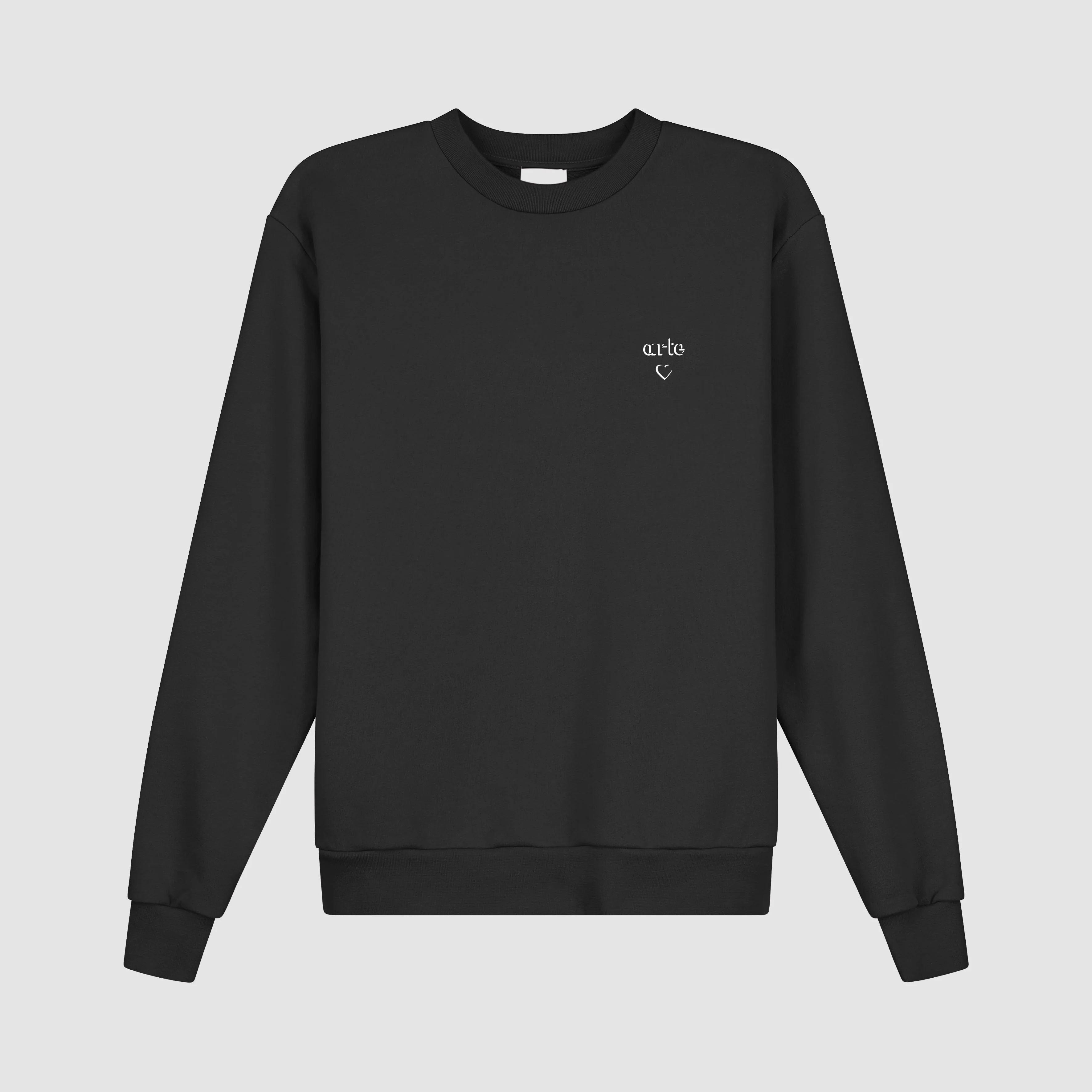 Arte Heart Crewneck - Noir