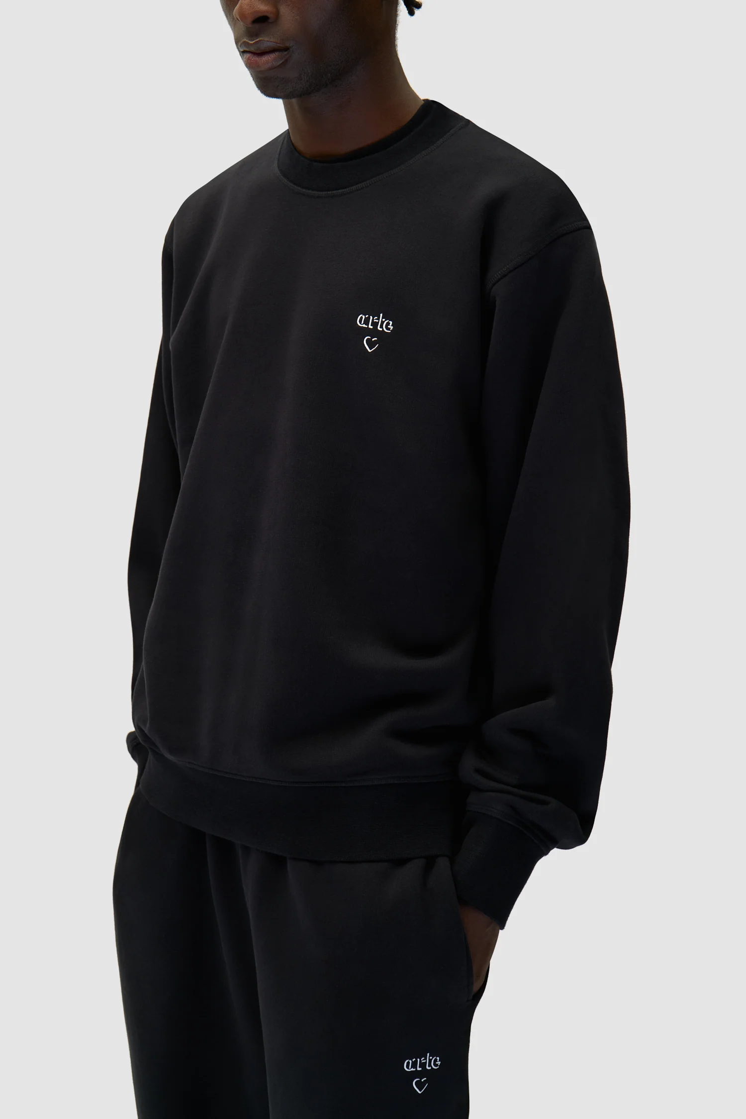 Arte Heart Crewneck - Noir - Image 7