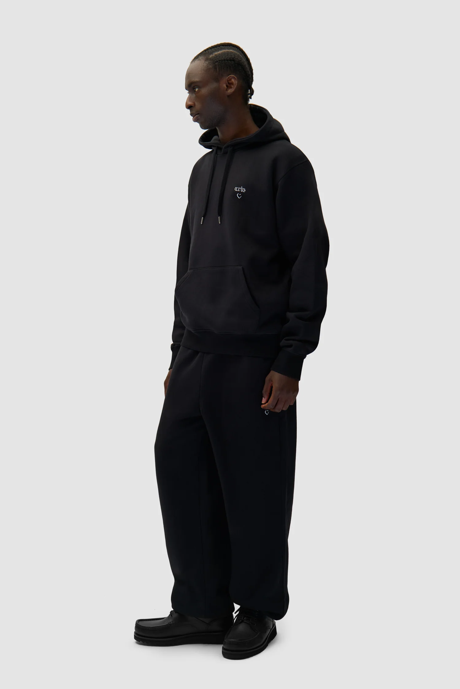 Arte Heart Hoodie - Noir - Image 6