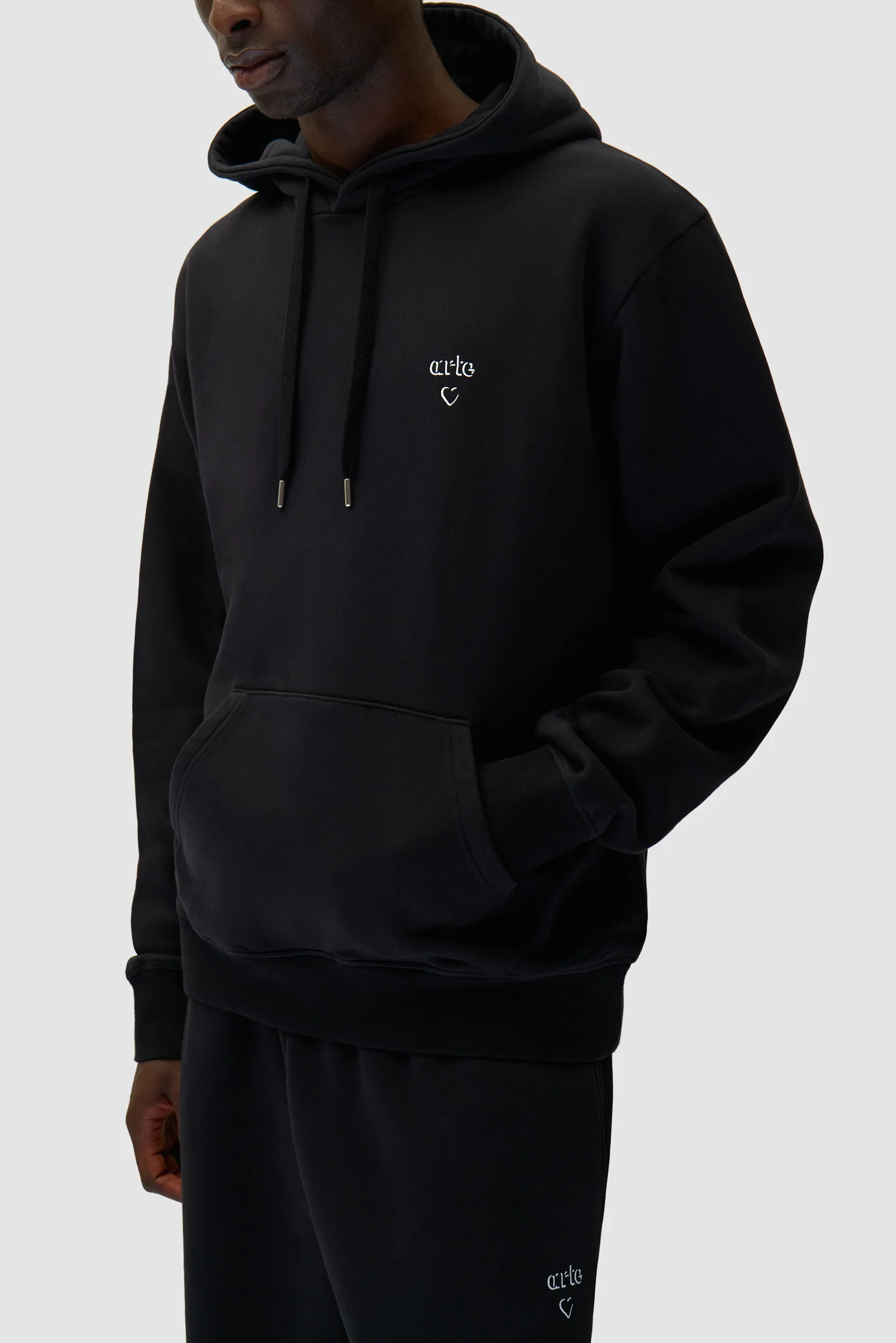 Arte Heart Hoodie - Noir - Image 7