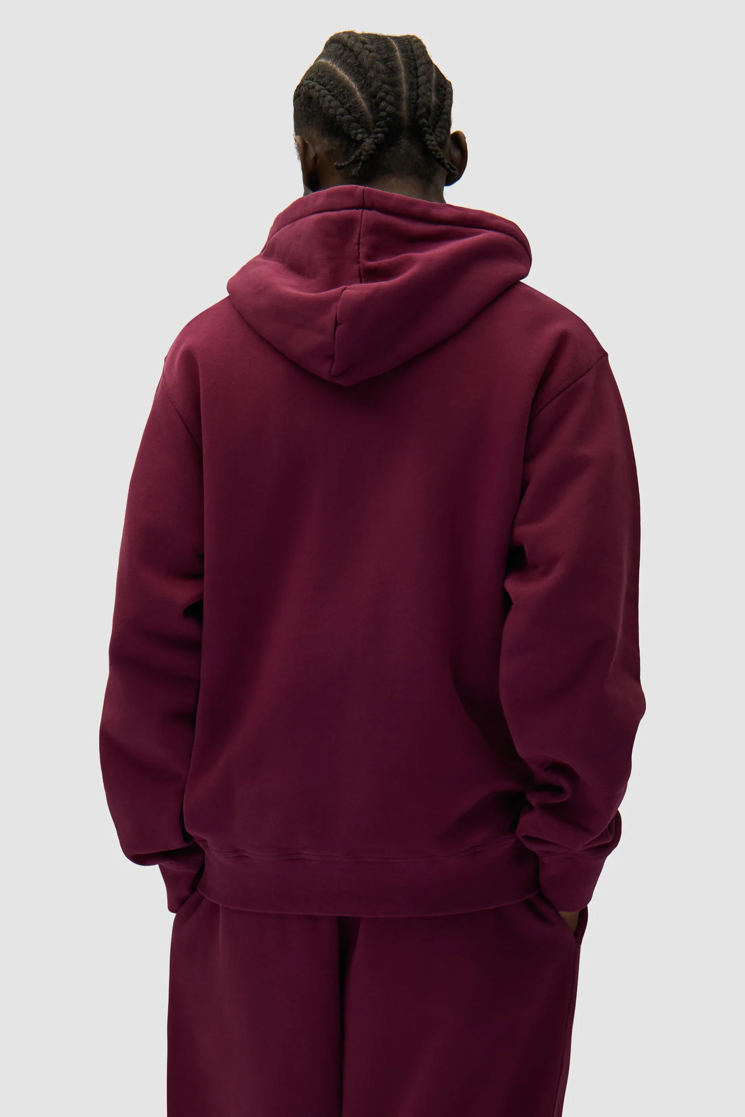 Arte Heart Hoodie - Bordeaux - Image 3