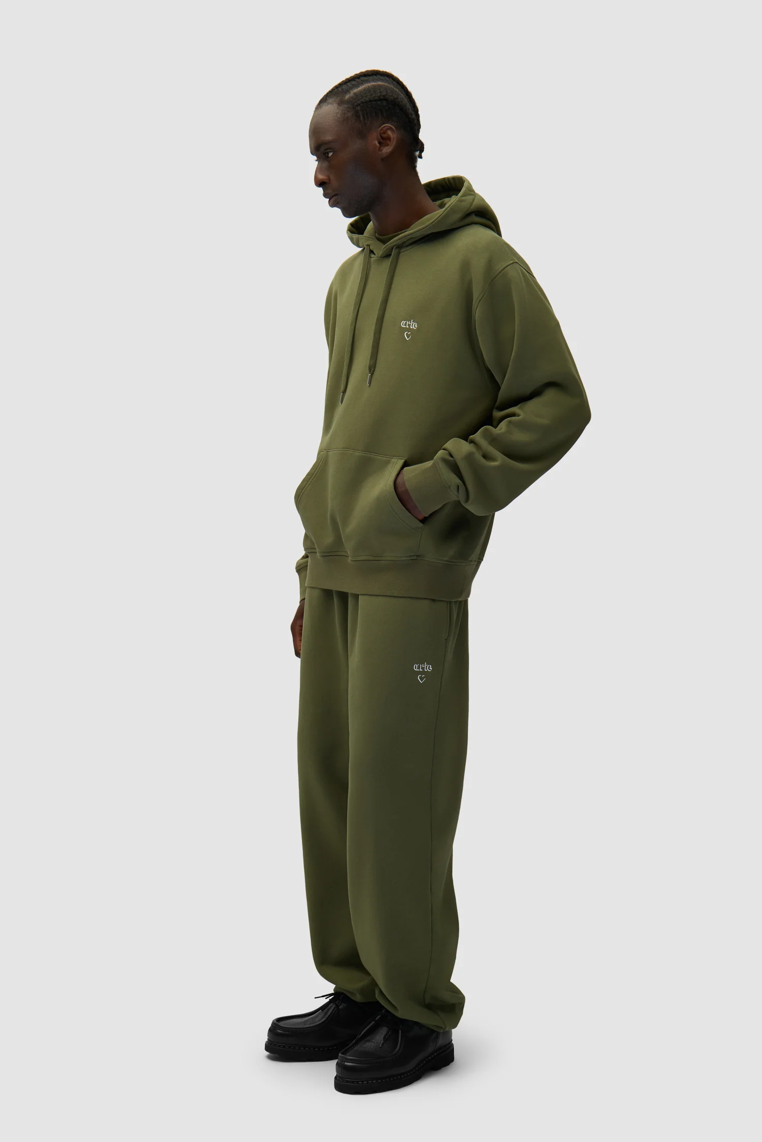 Arte Heart Hoodie - Vert - Image 5