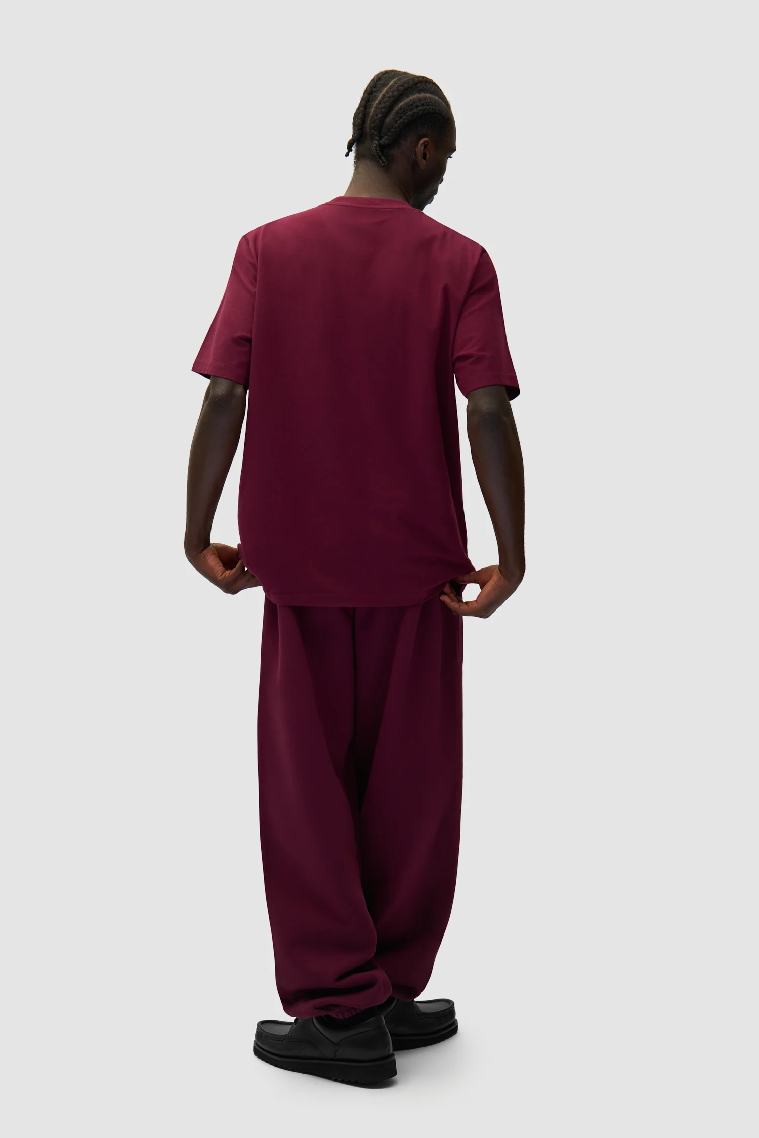 Arte Heart T-shirt - Bordeaux - Image 6