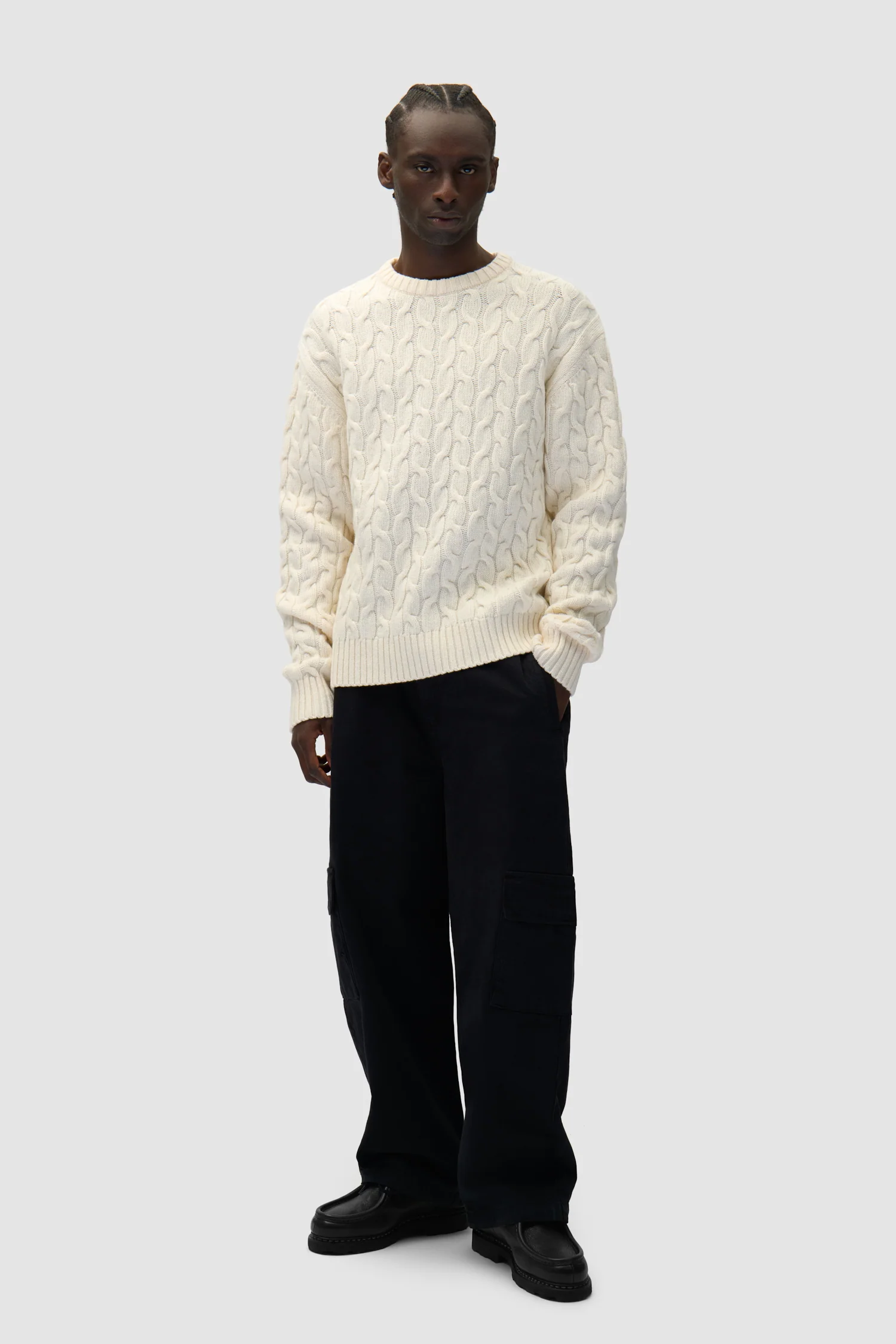 [défectueux] Pull en maille Arte - Crème - Image 4