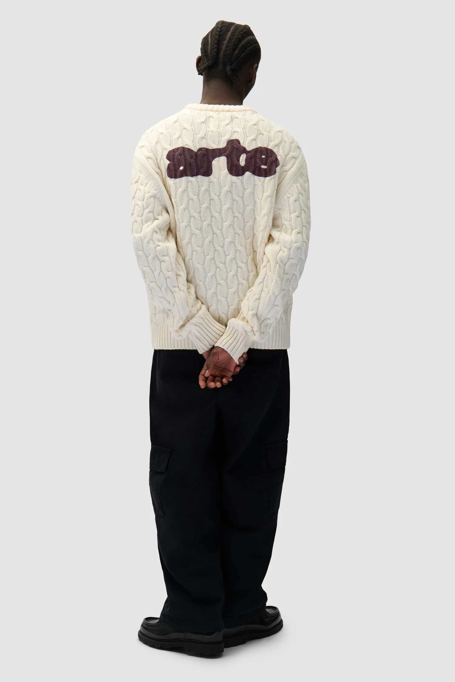 [défectueux] Pull en maille Arte - Crème - Image 5