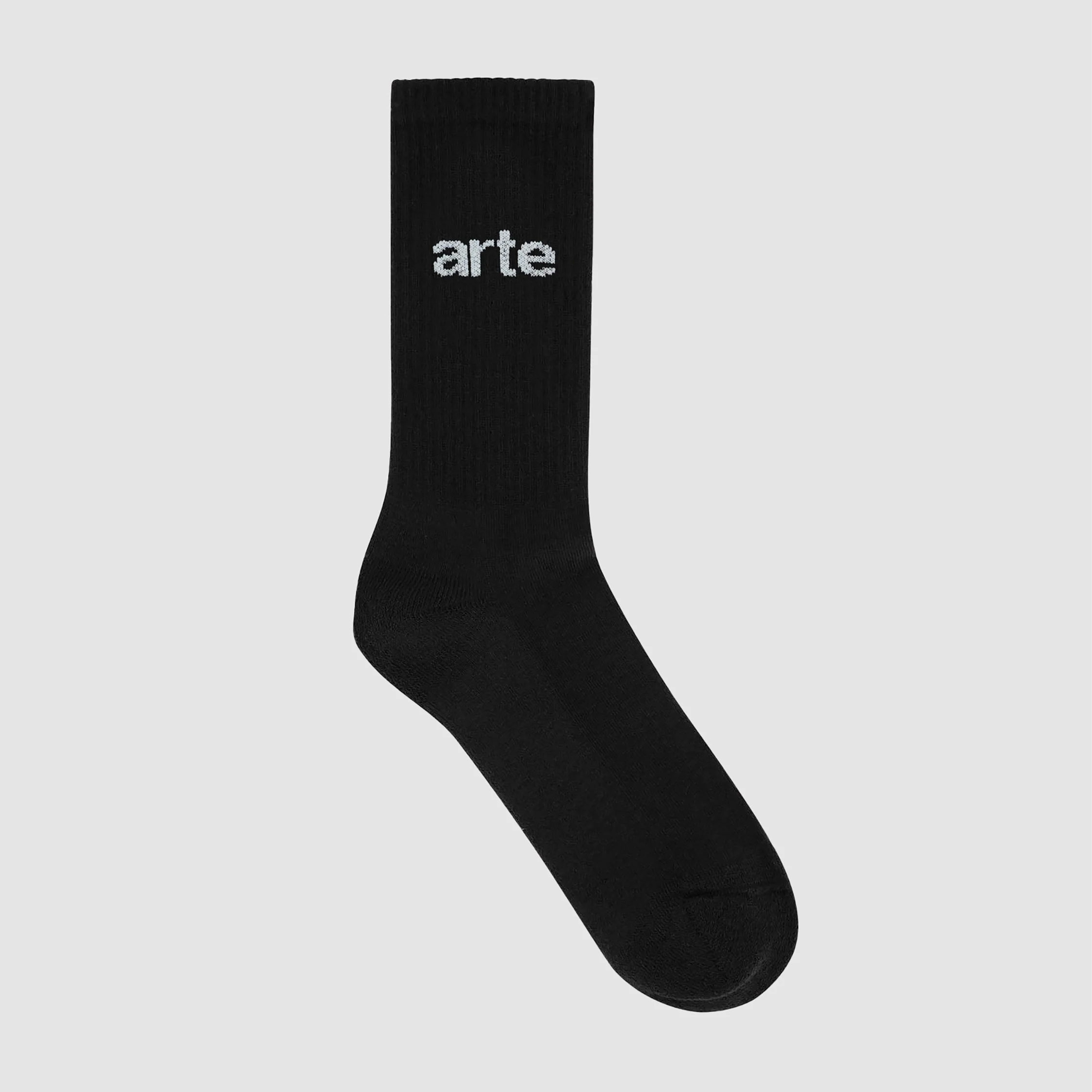 Chaussettes Arte avec logo - Noir - Image 2