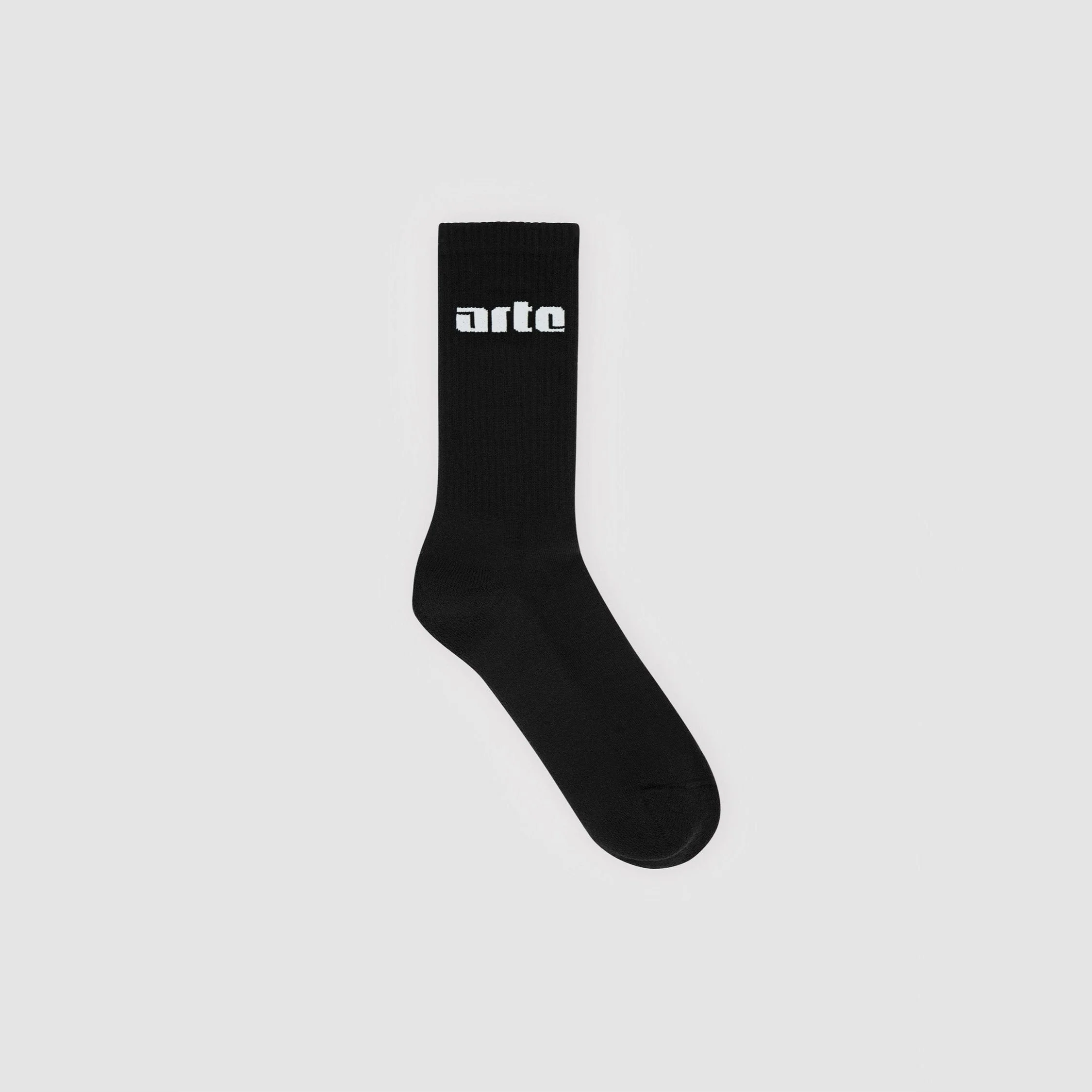 Chaussettes Arte avec logo - Noir