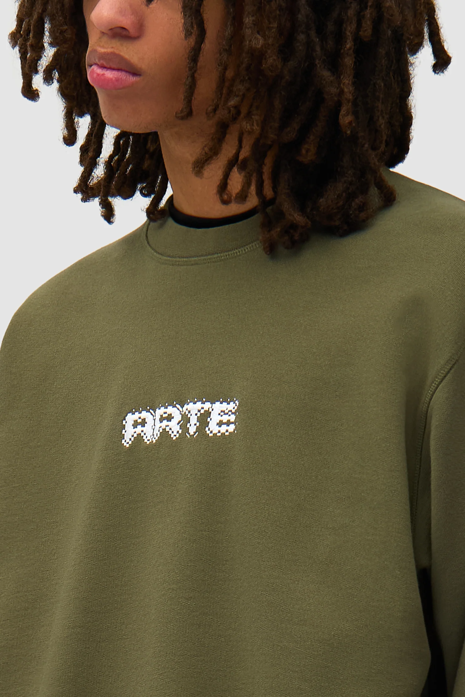 Arte Pixel Crewneck - Vert - Image 8