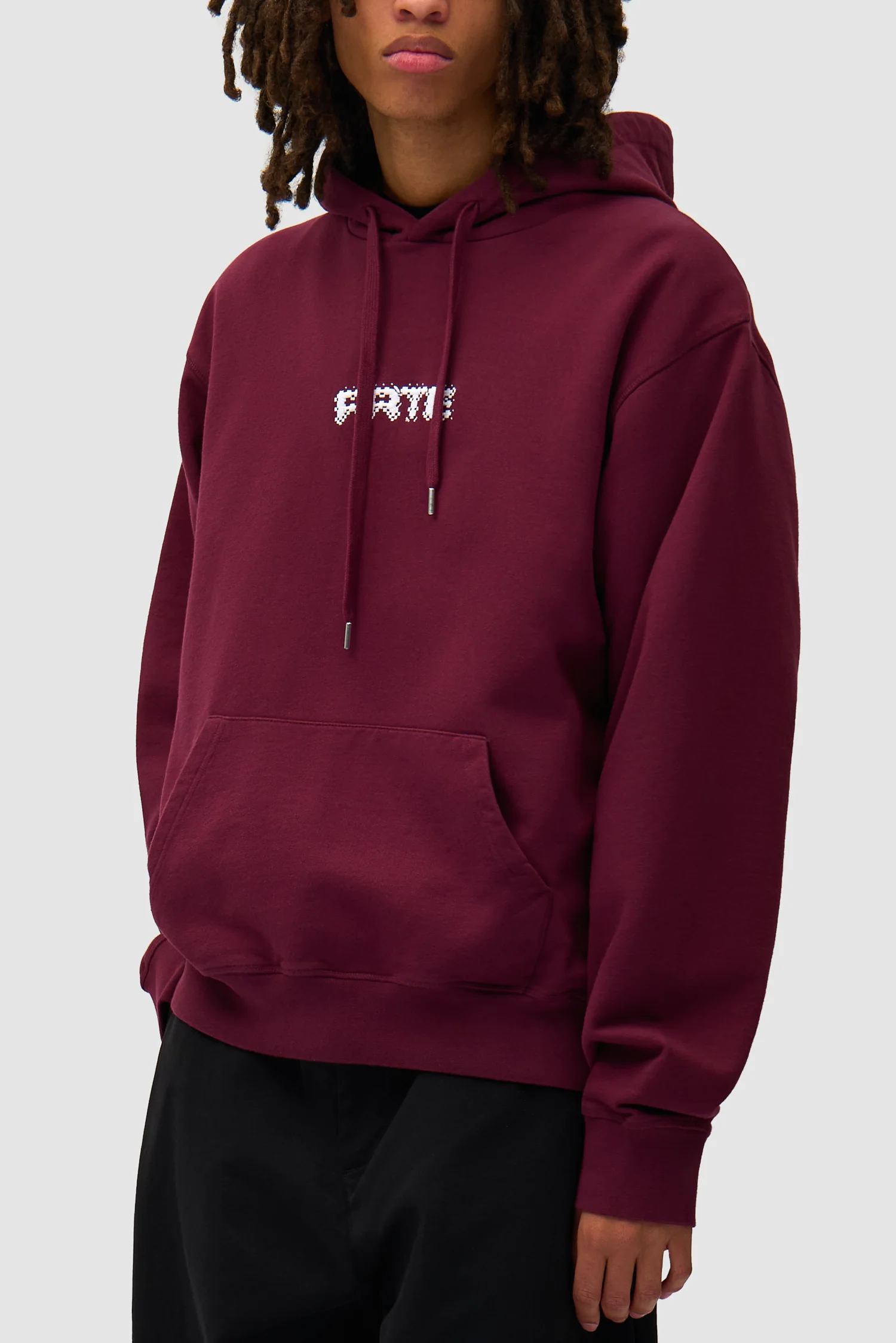 Arte Pixel Hoodie - Bordeaux - Image 7