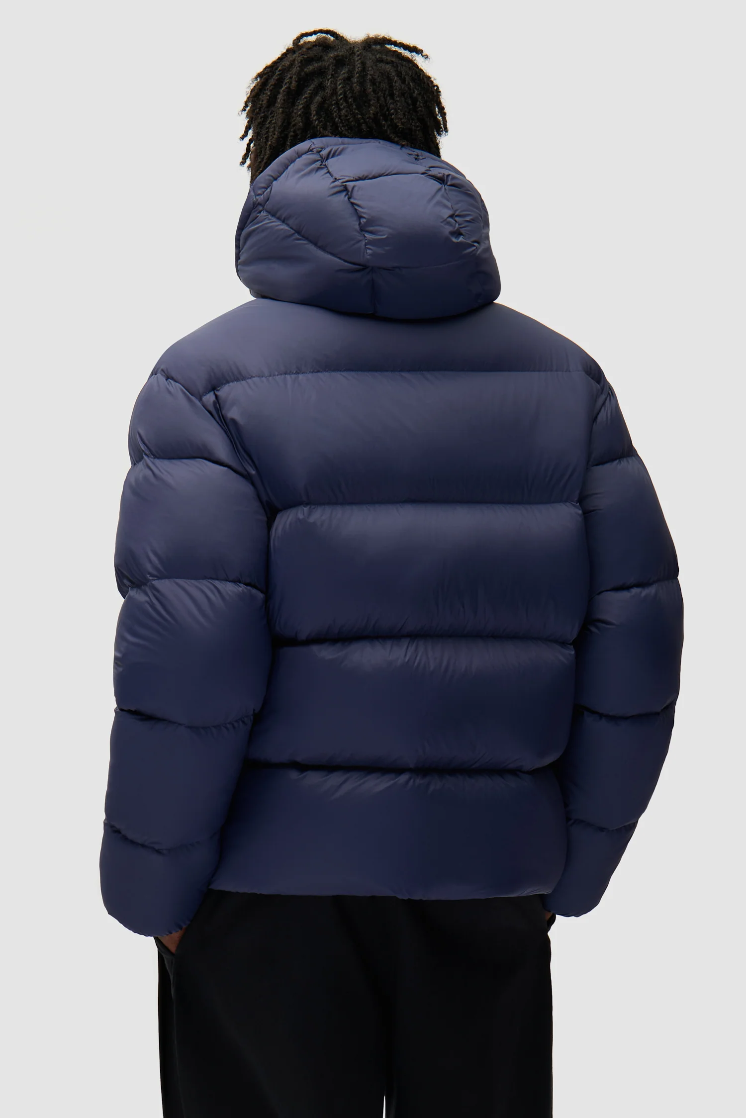 Arte Puffer Jacket - Navy - Image 3
