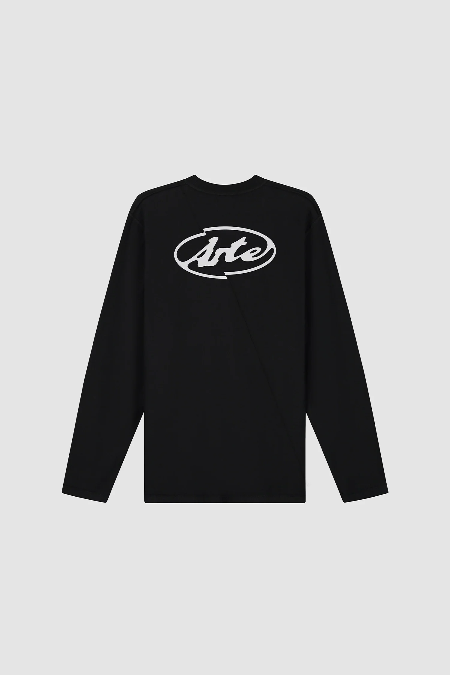 T-shirt à manches longues avec logo cercle dans le dos - Noir - Image 9