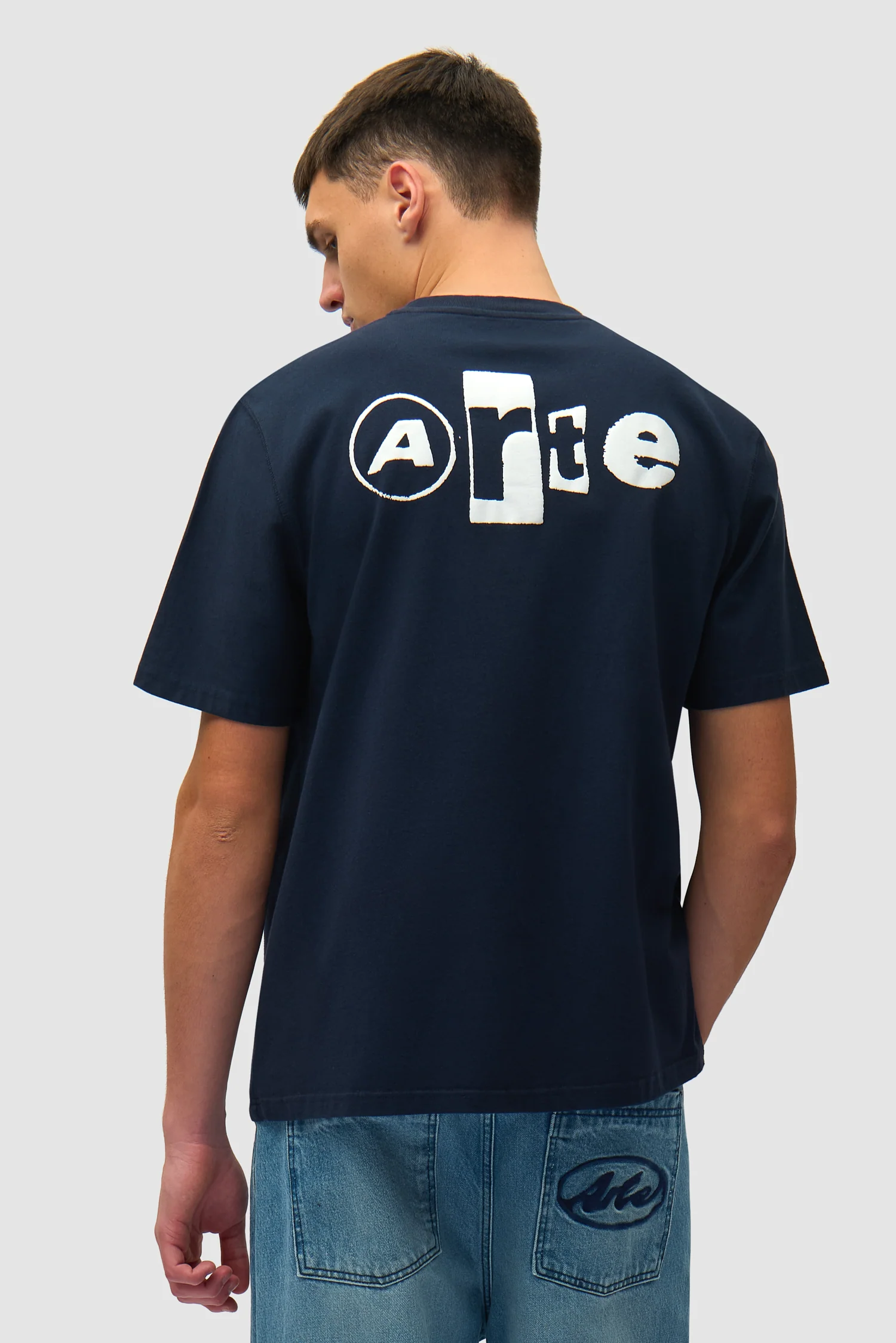 T-shirt Back Collage - Bleu marine - Image 2