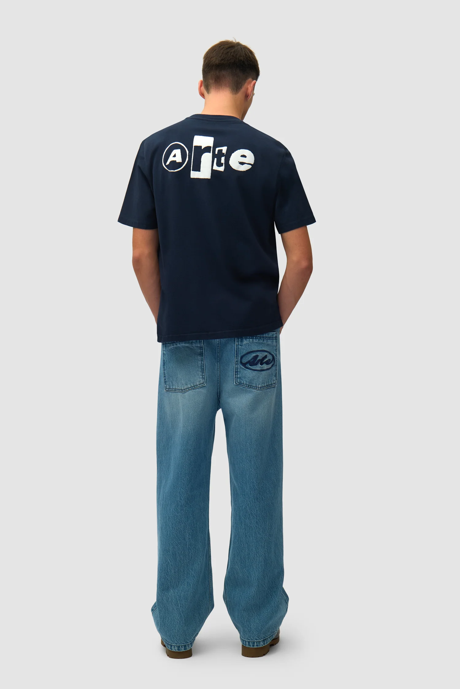 T-shirt Back Collage - Bleu marine - Image 4