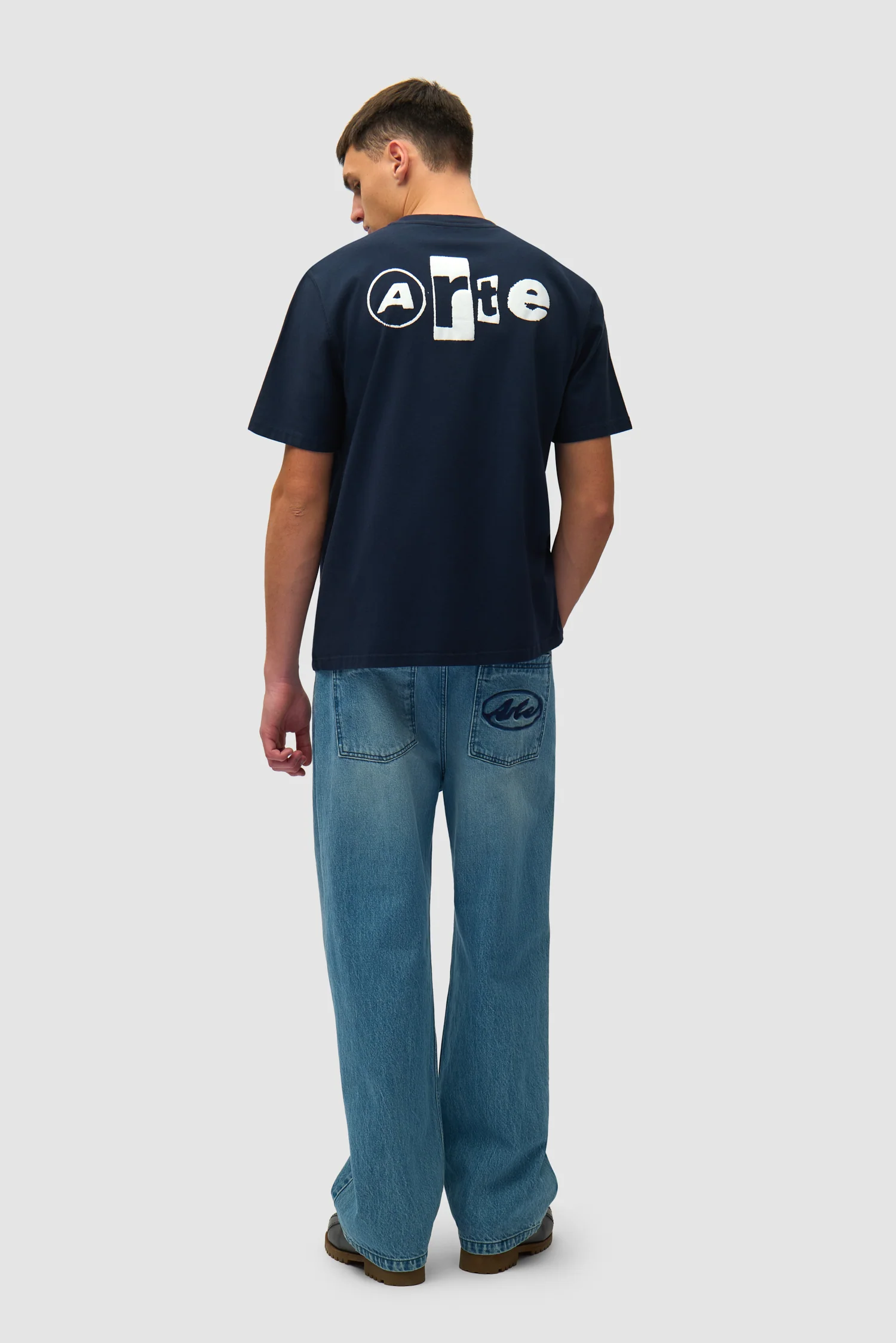 T-shirt Back Collage - Bleu marine - Image 5