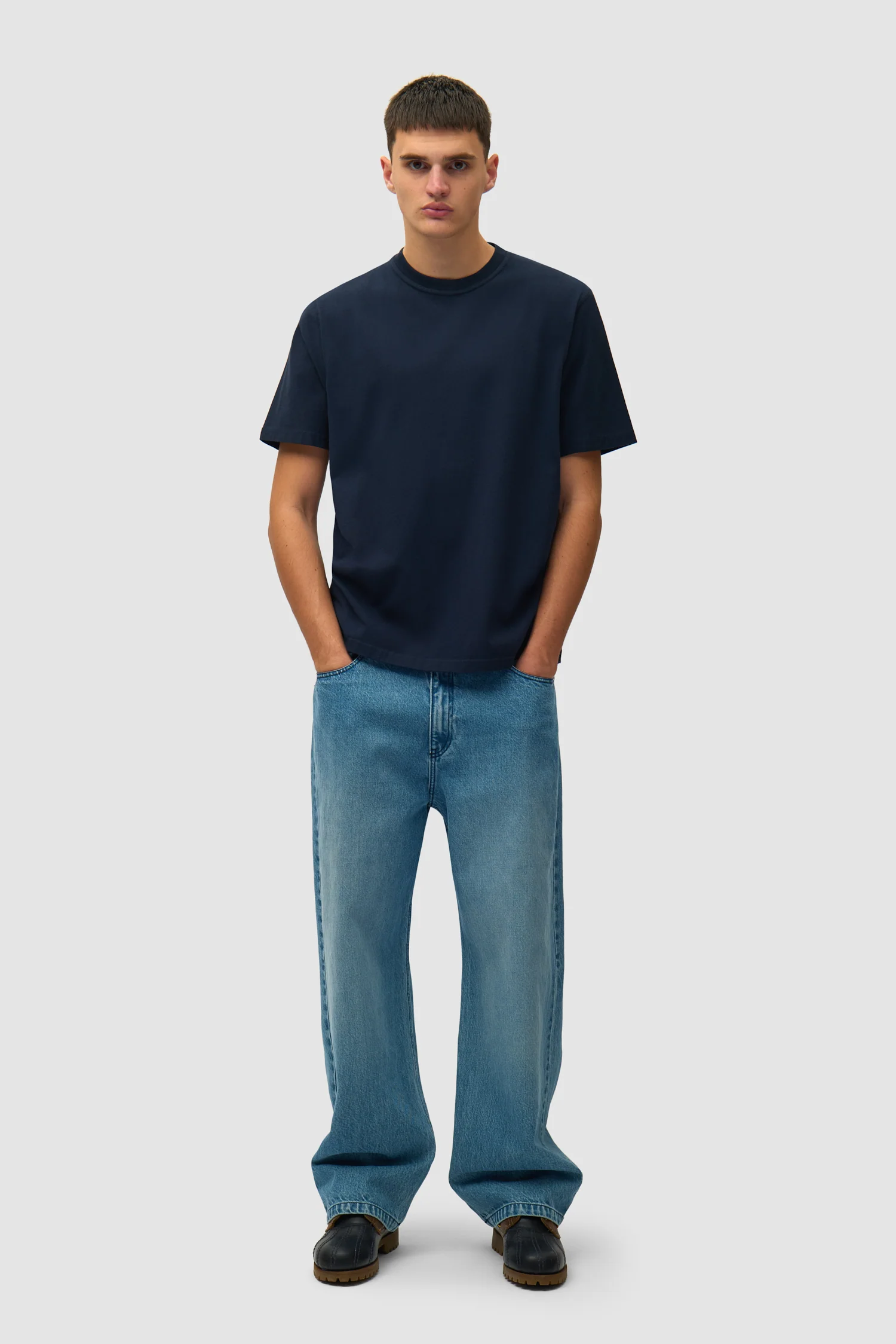 T-shirt Back Collage - Bleu marine - Image 6