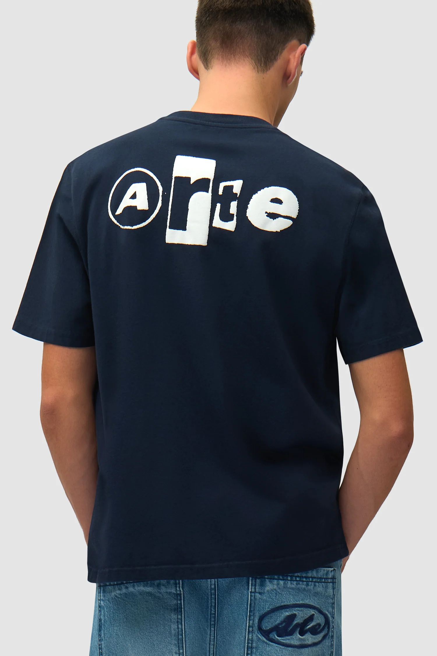 T-shirt Back Collage - Bleu marine - Image 7