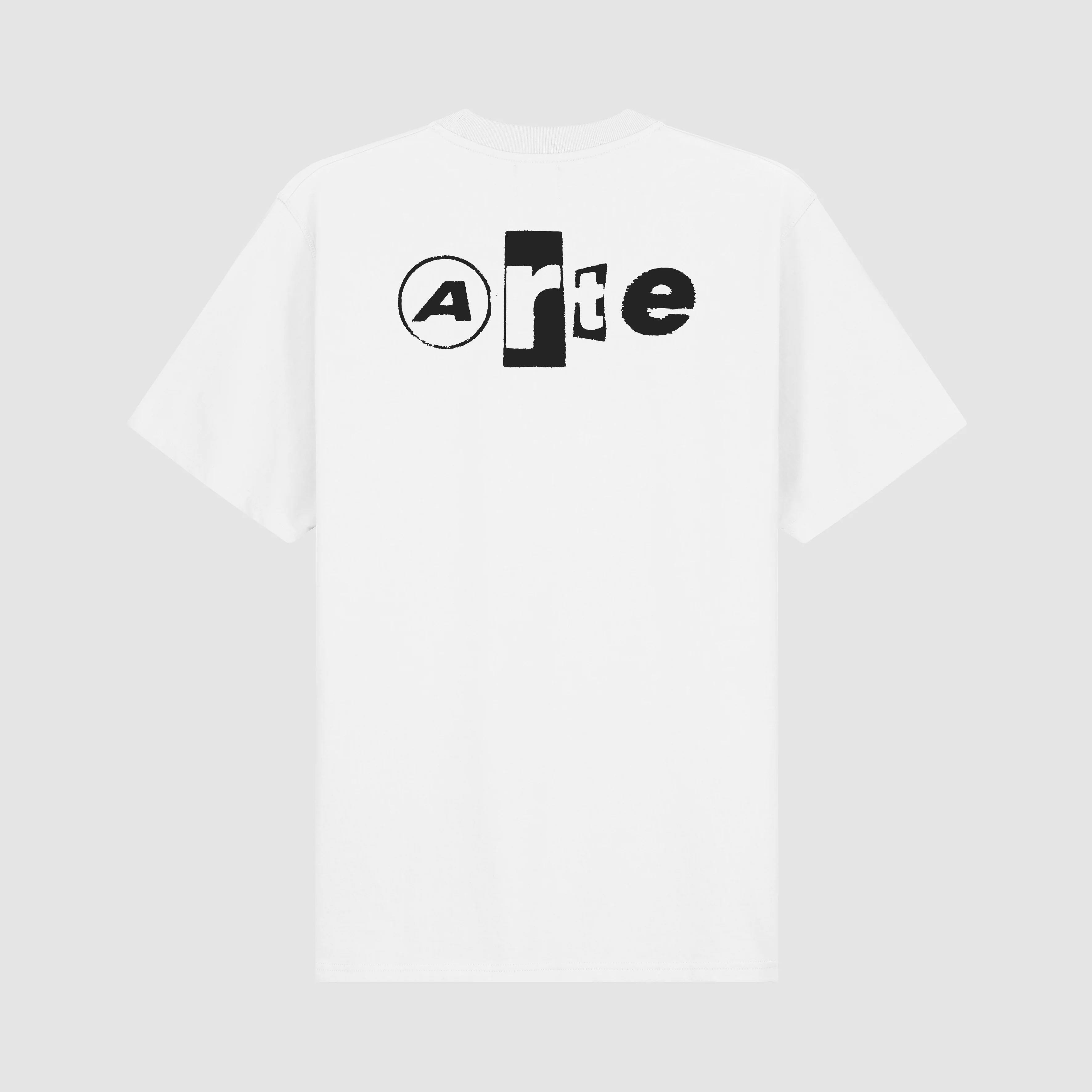 T-shirt Back Collage - Blanc